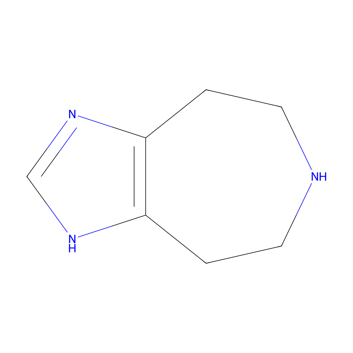 1,4,5,6,7,8-Hexahydroimidazo[4,5-d]azepine molecular structure, CAS 303021-32-1