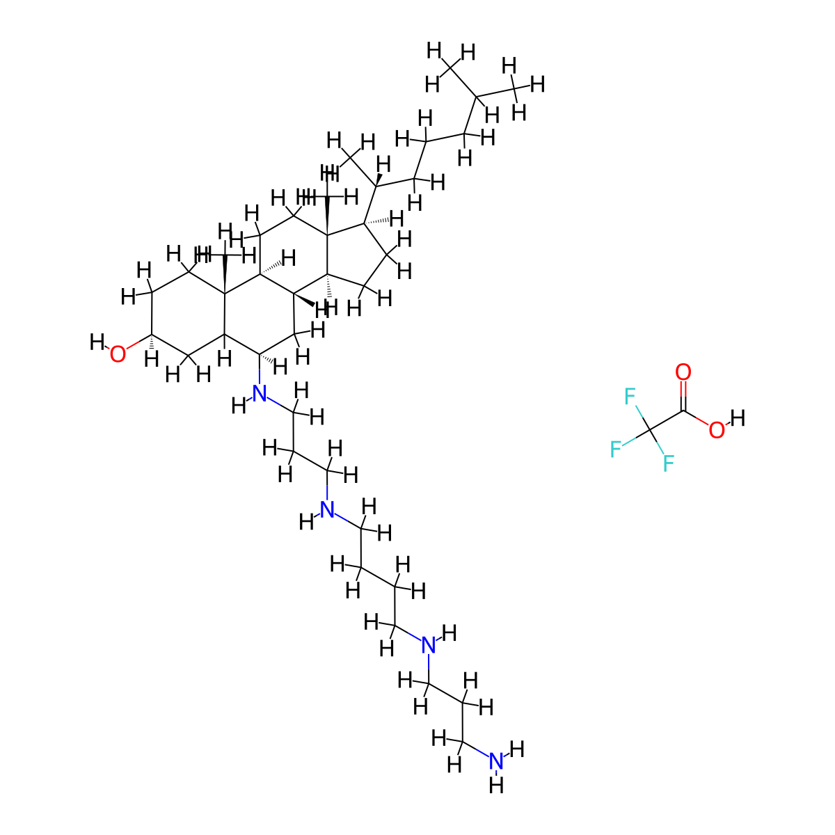 Claramine (TFA) molecular structure, CAS 3030428-57-7