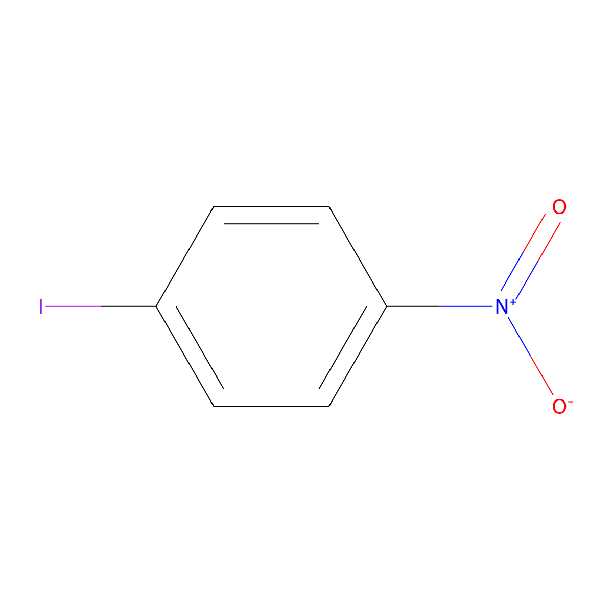 1-Iodo-4-nitrobenzene molecular structure, CAS 30306-69-5