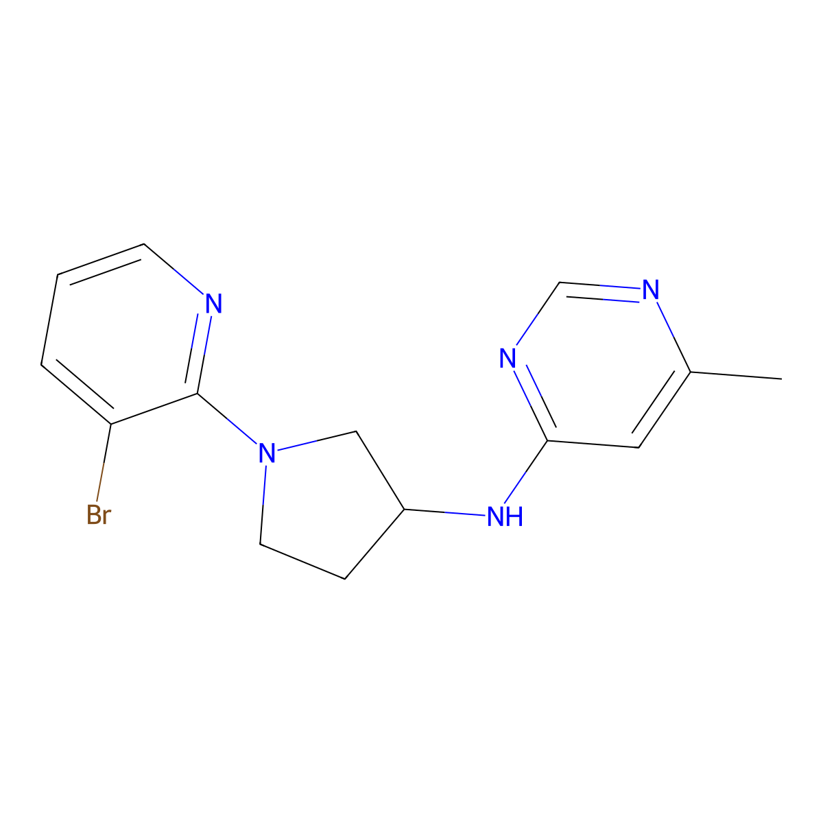 2-(2,4-Difluorophenyl)-1-(3-{[2-(dimethylamino)pyrimidin-4-yl](methyl)amino}pyrrolidin-1-yl)ethan-1-one molecular structure, CAS 3030725-53-9