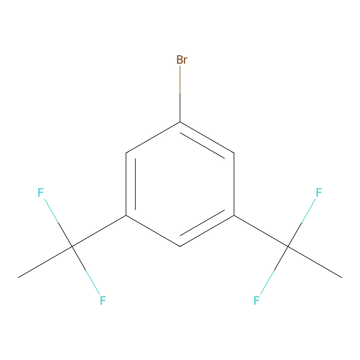 1-Bromo-3,5-bis(1,1-difluoroethyl)benzene molecular structure, CAS 3030742-82-3