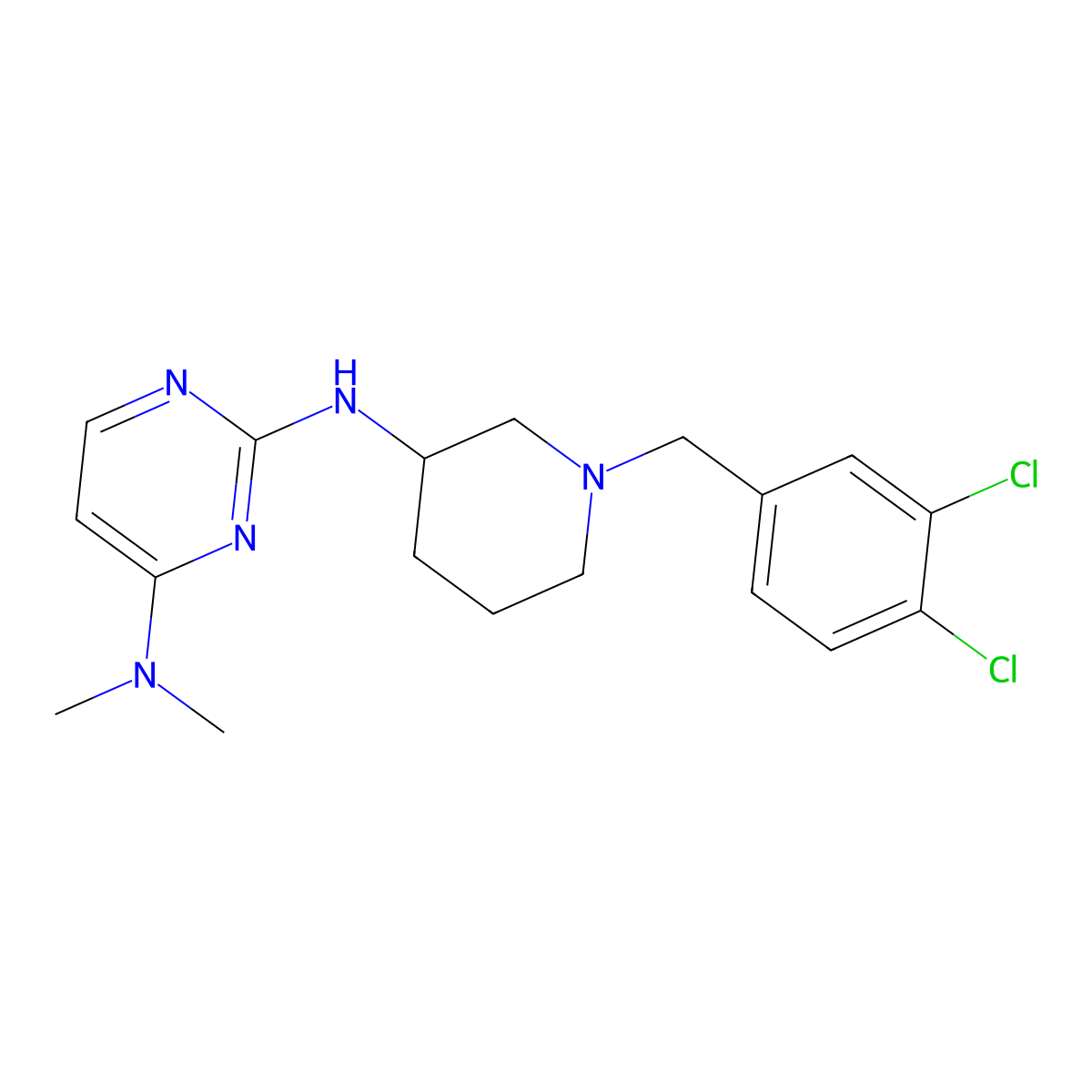N-{1-[(3-bromophenyl)methyl]piperidin-3-yl}-4-methoxy-N-methylpyrimidin-2-amine molecular structure, CAS 3030767-63-3