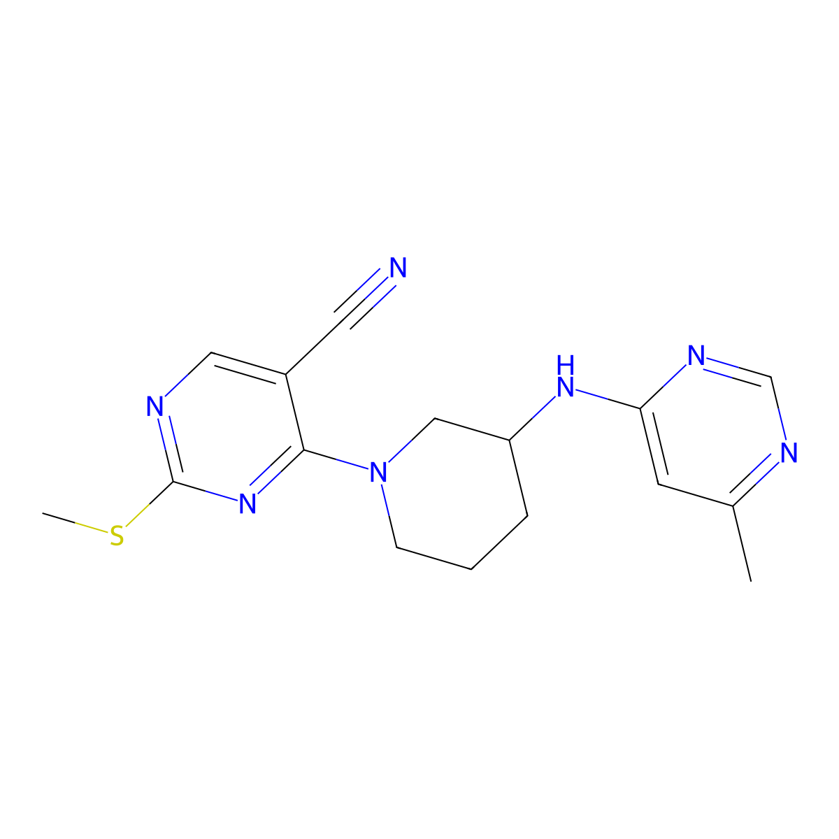N-[1-(5-bromo-6-methylpyridin-2-yl)piperidin-3-yl]-N-cyclopropylpyrimidin-4-amine molecular structure, CAS 3030783-57-1