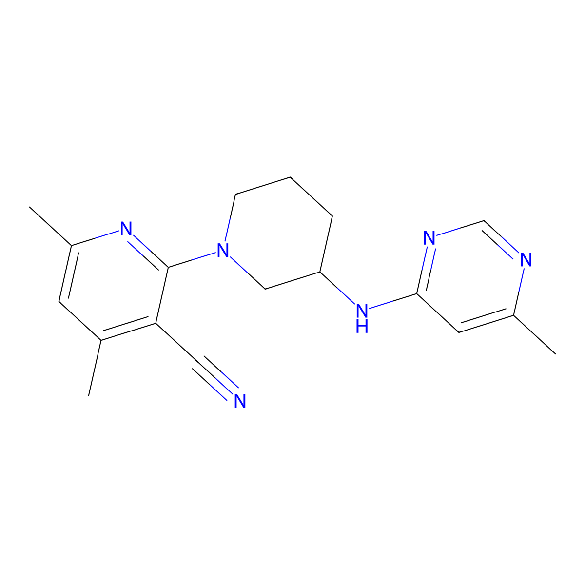 N-cyclopropyl-N-[1-(2,2-dimethylpropyl)piperidin-3-yl]pyrimidin-4-amine molecular structure, CAS 3030803-62-1