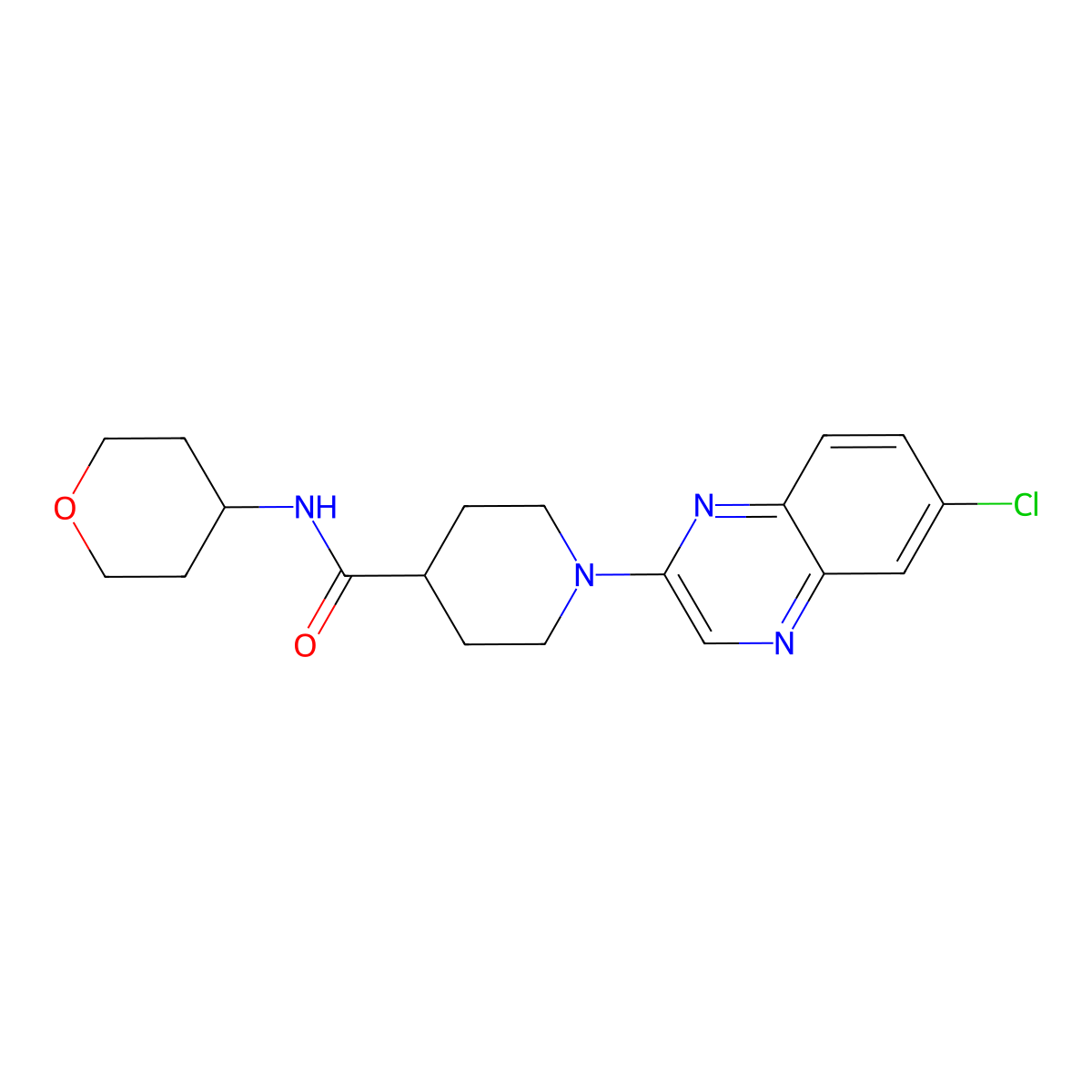 N-(oxan-4-yl)-1-[4-(trifluoromethyl)pyrimidin-2-yl]pyrrolidine-3-carboxamide molecular structure, CAS 3030807-23-6