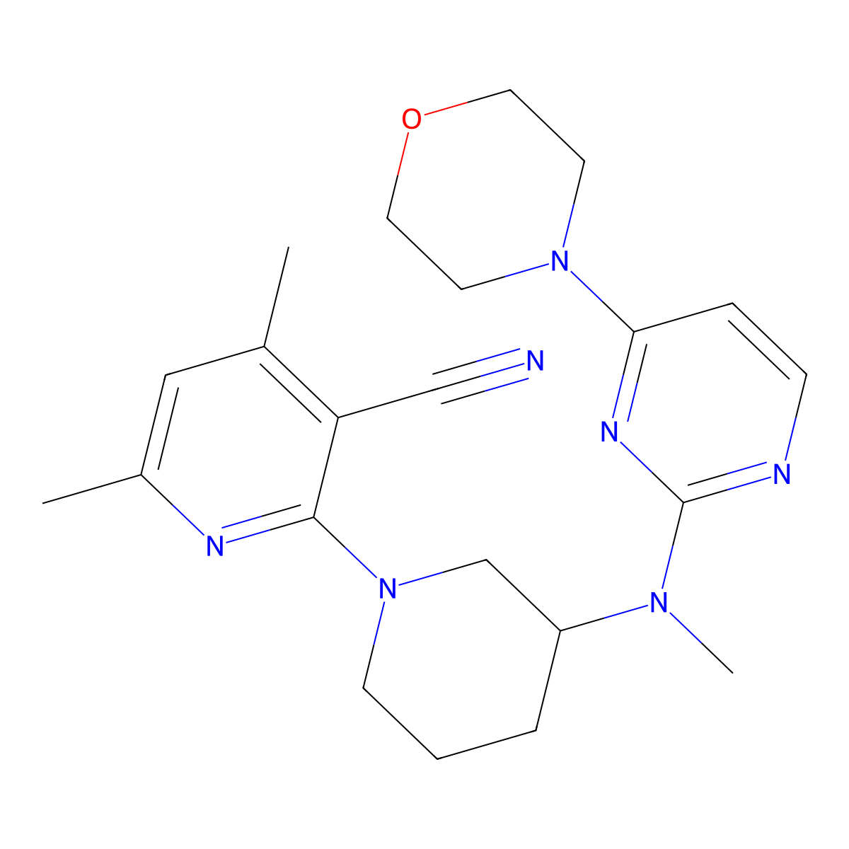 2-(3-{[4-(morpholin-4-yl)pyrimidin-2-yl]amino}piperidin-1-yl)-4H-pyrido[1,2-a]pyrimidin-4-one molecular structure, CAS 3030809-08-3