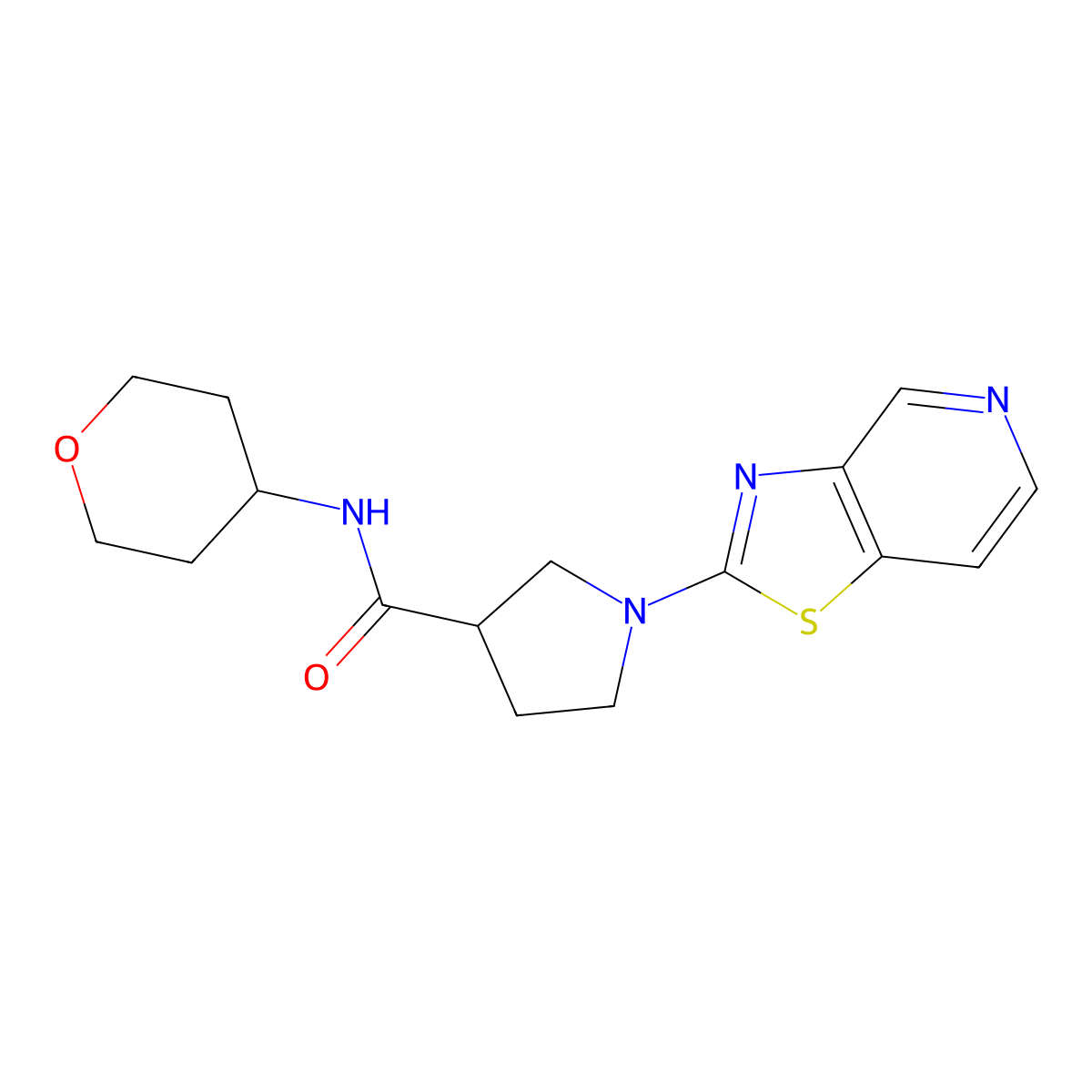 4,6-Dimethyl-2-{4-[2-oxo-2-(thiomorpholin-4-yl)ethyl]piperidin-1-yl}pyridine-3-carbonitrile molecular structure, CAS 3030810-13-7