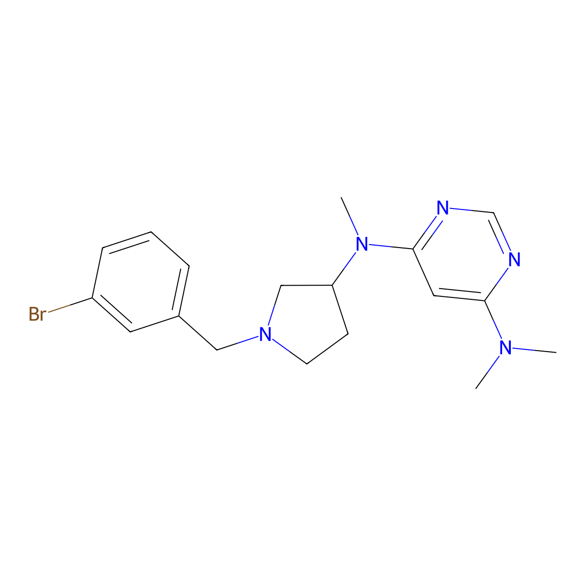 N-[1-(2-iodobenzoyl)piperidin-3-yl]-6-methoxy-N-methylpyrimidin-4-amine molecular structure, CAS 3030811-02-7