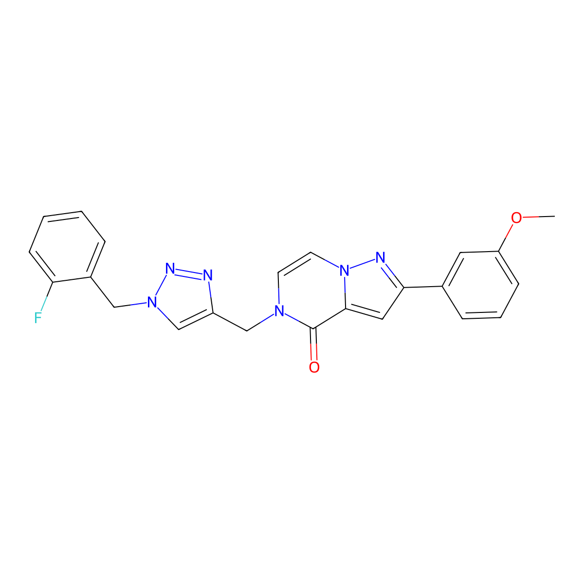 3-(but-2-yn-1-ylsulfanyl)-7-[(4-methoxyphenyl)methyl]-7H,8H-[1,2,4]triazolo[4,3-a]pyrazin-8-one molecular structure, CAS 3030811-24-3
