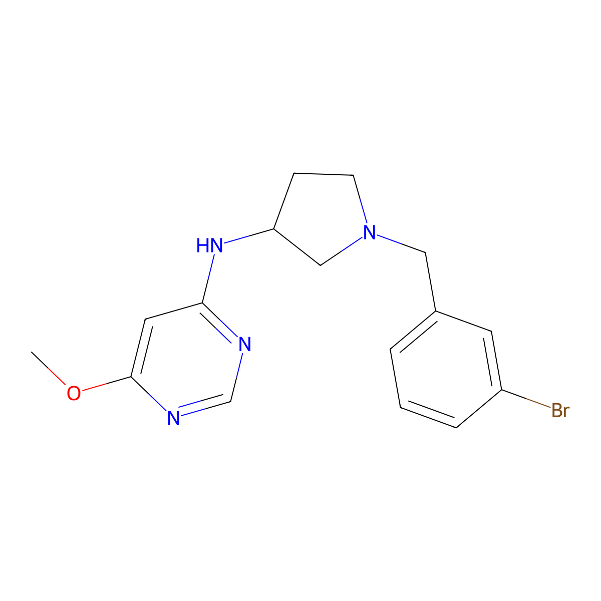N-methyl-4-(morpholin-4-yl)-N-{1-[4-(morpholin-4-yl)benzoyl]piperidin-3-yl}pyrimidin-2-amine molecular structure, CAS 3030815-92-7