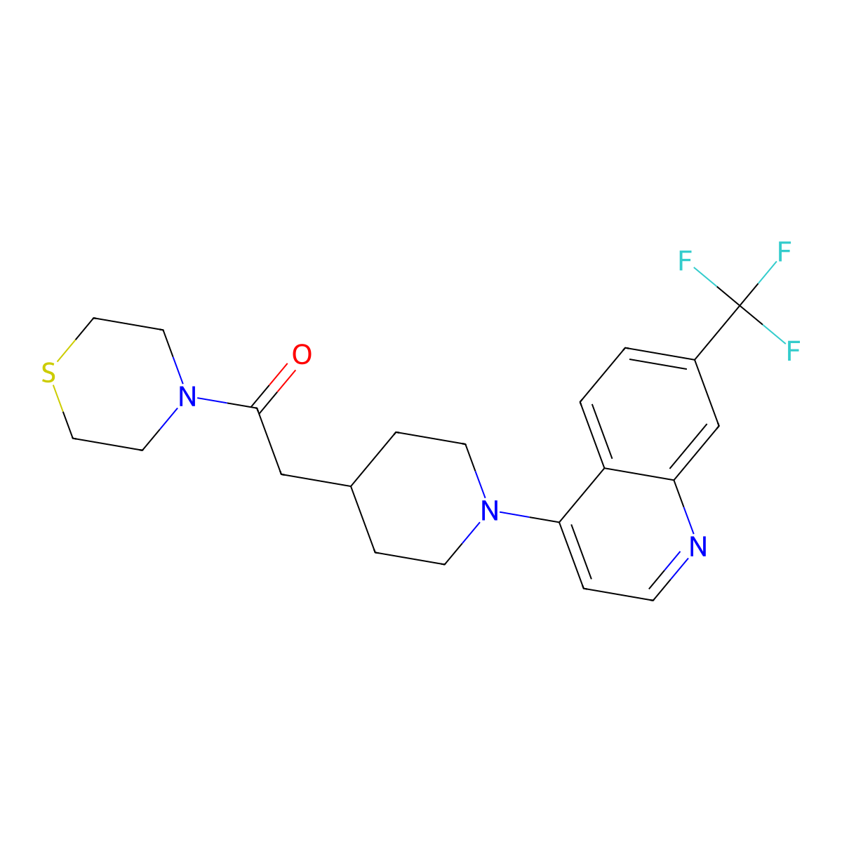 1-(4-methylquinolin-2-yl)-N-(oxan-4-yl)piperidine-4-carboxamide molecular structure, CAS 3030817-56-9