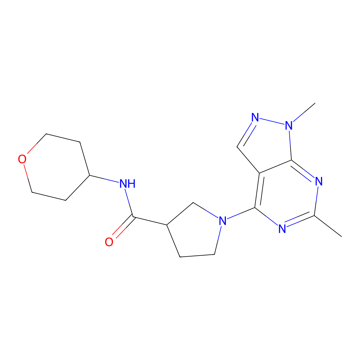1-(Thiomorpholin-4-yl)-2-{1-[6-(trifluoromethyl)pyridin-3-yl]piperidin-4-yl}ethan-1-one molecular structure, CAS 3030818-75-5
