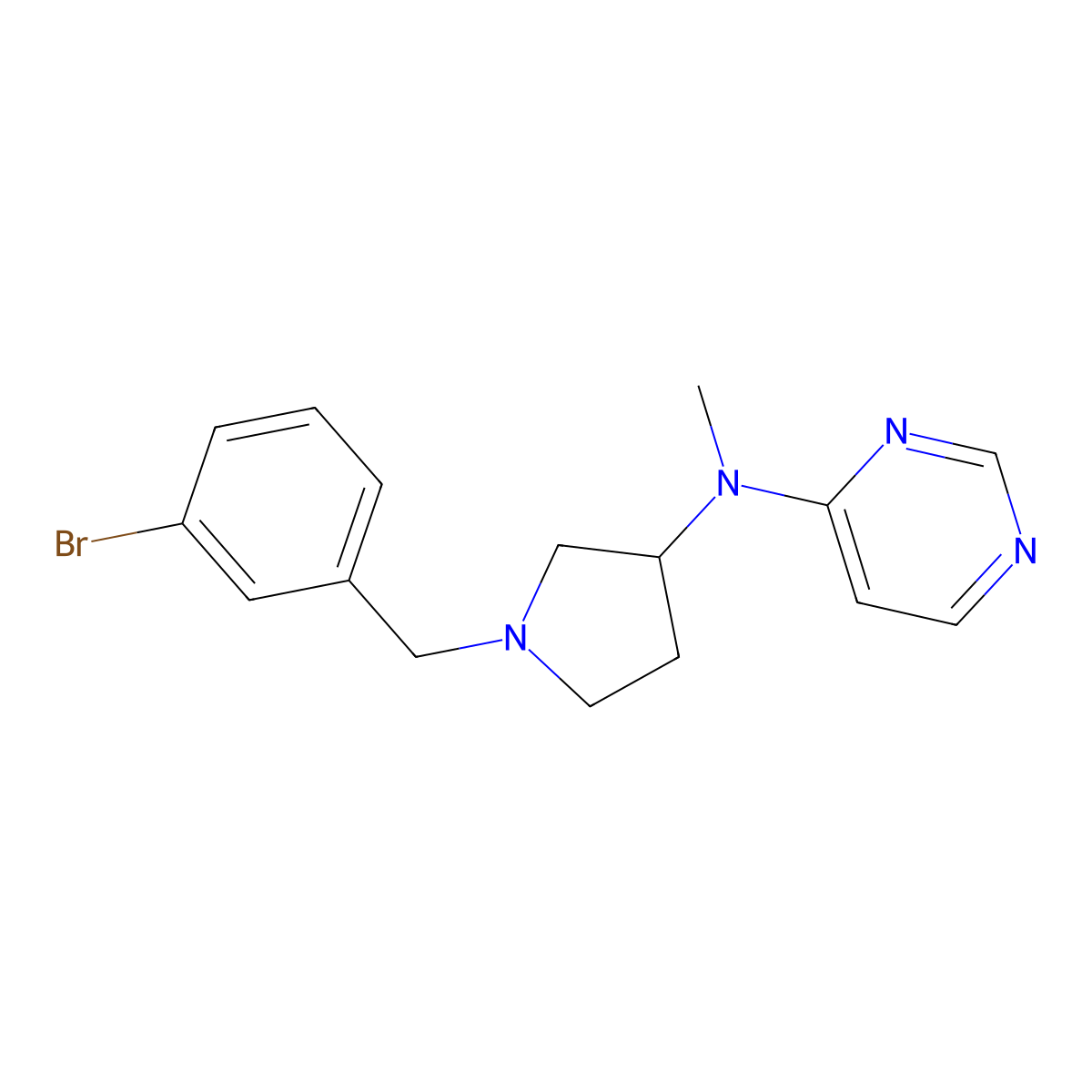 N-(1-{imidazo[1,2-a]pyrazin-8-yl}pyrrolidin-3-yl)-4-methoxypyrimidin-2-amine molecular structure, CAS 3030829-50-3