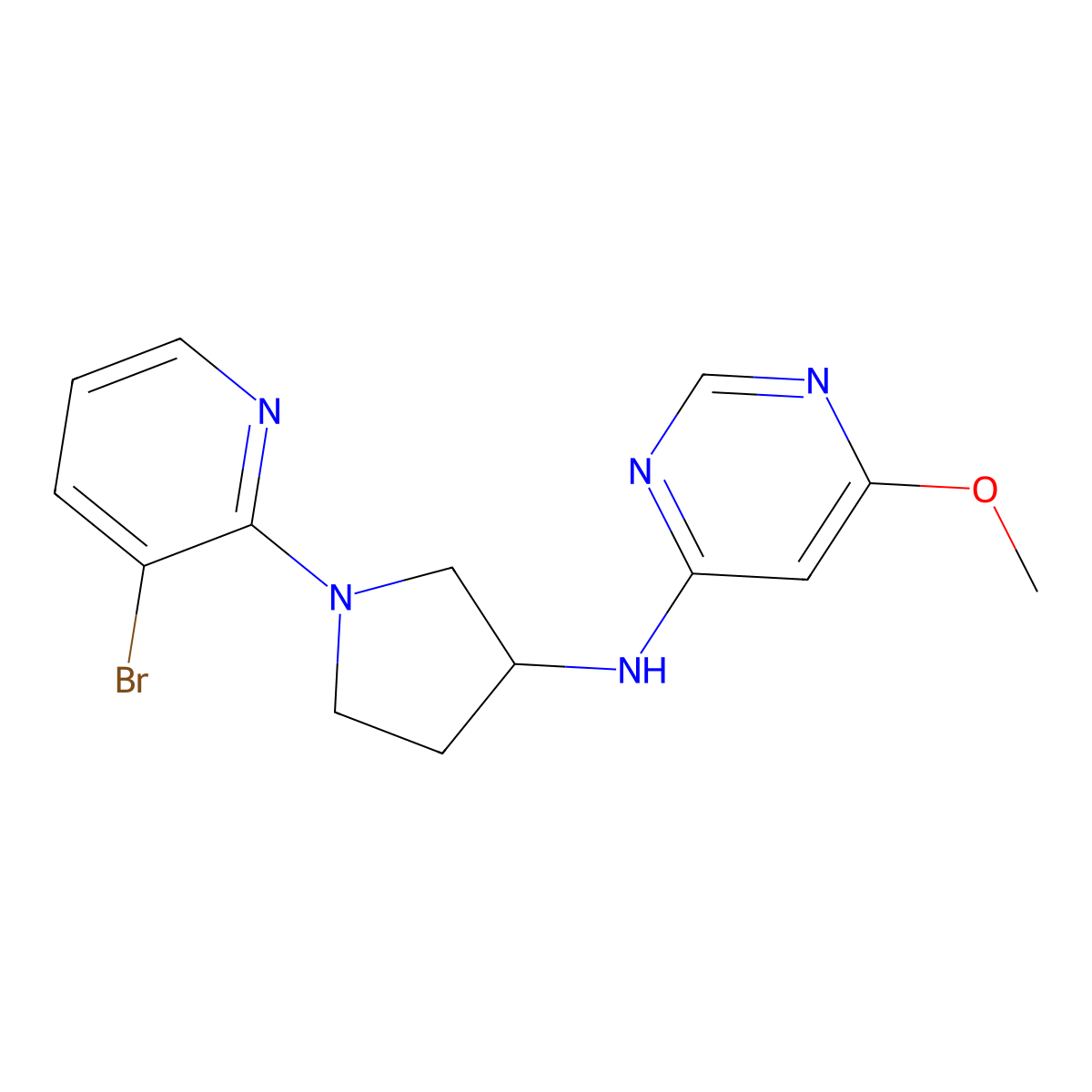 2-cyclopropyl-N-[1-(3-fluorobenzenesulfonyl)piperidin-3-yl]pyrimidin-4-amine molecular structure, CAS 3030830-06-6