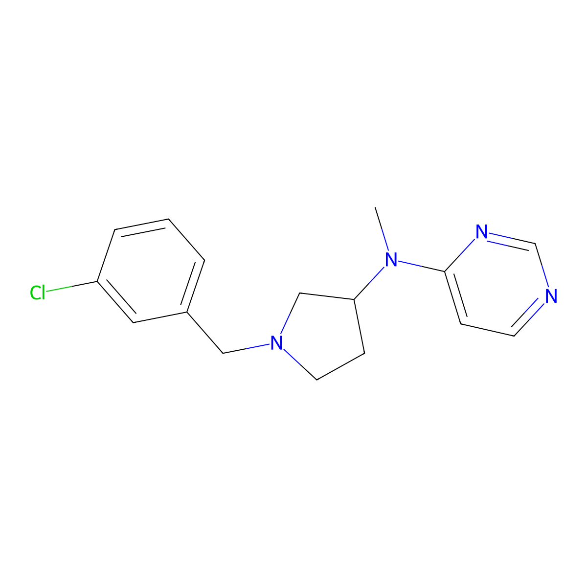 N4-cyclopropyl-N6,N6-dimethyl-N4-{1-[(5-methylthiophen-2-yl)methyl]piperidin-3-yl}pyrimidine-4,6-diamine molecular structure, CAS 3030845-35-0