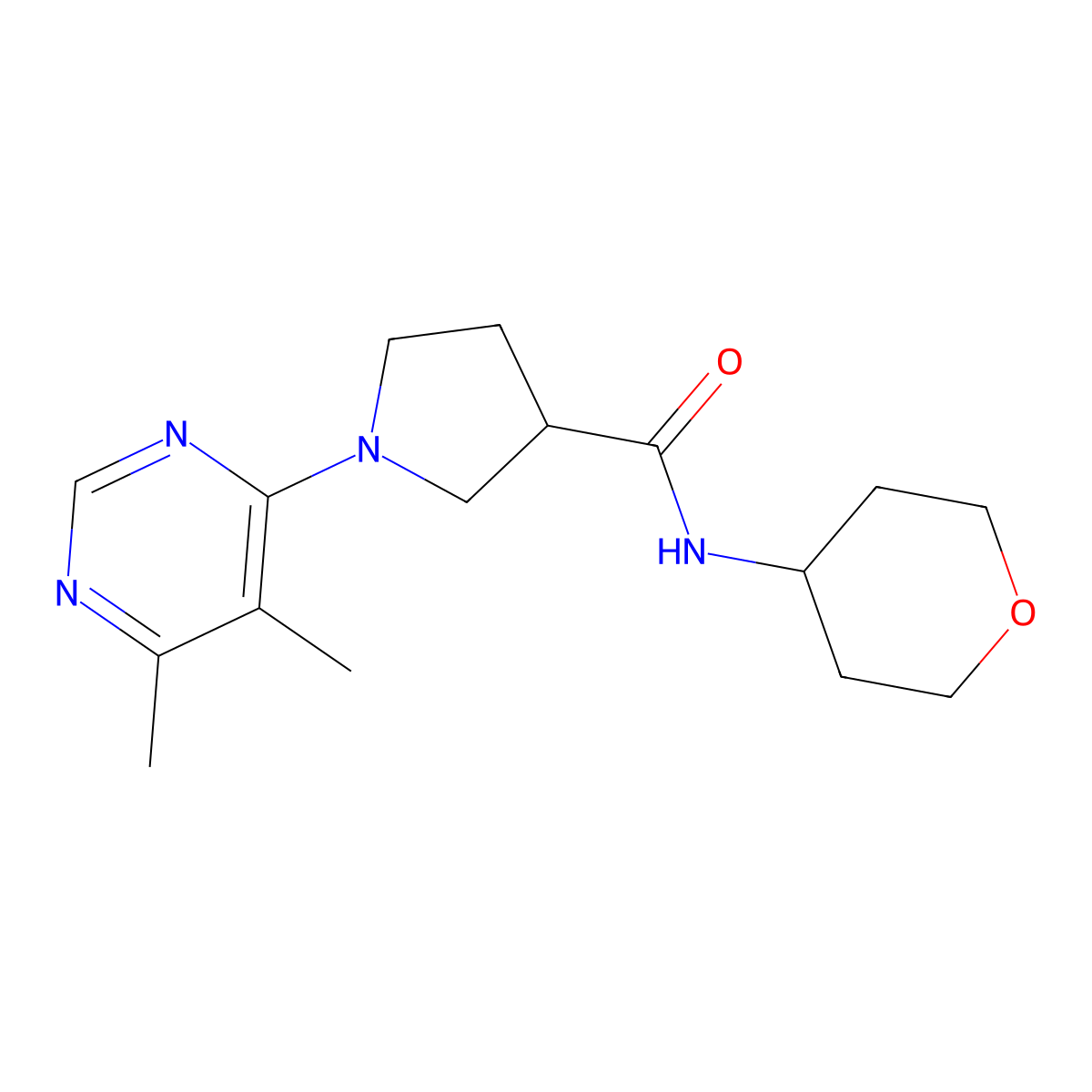 2-[1-(4-Methoxypyrimidin-2-yl)piperidin-4-yl]-1-(thiomorpholin-4-yl)ethan-1-one molecular structure, CAS 3030850-05-3