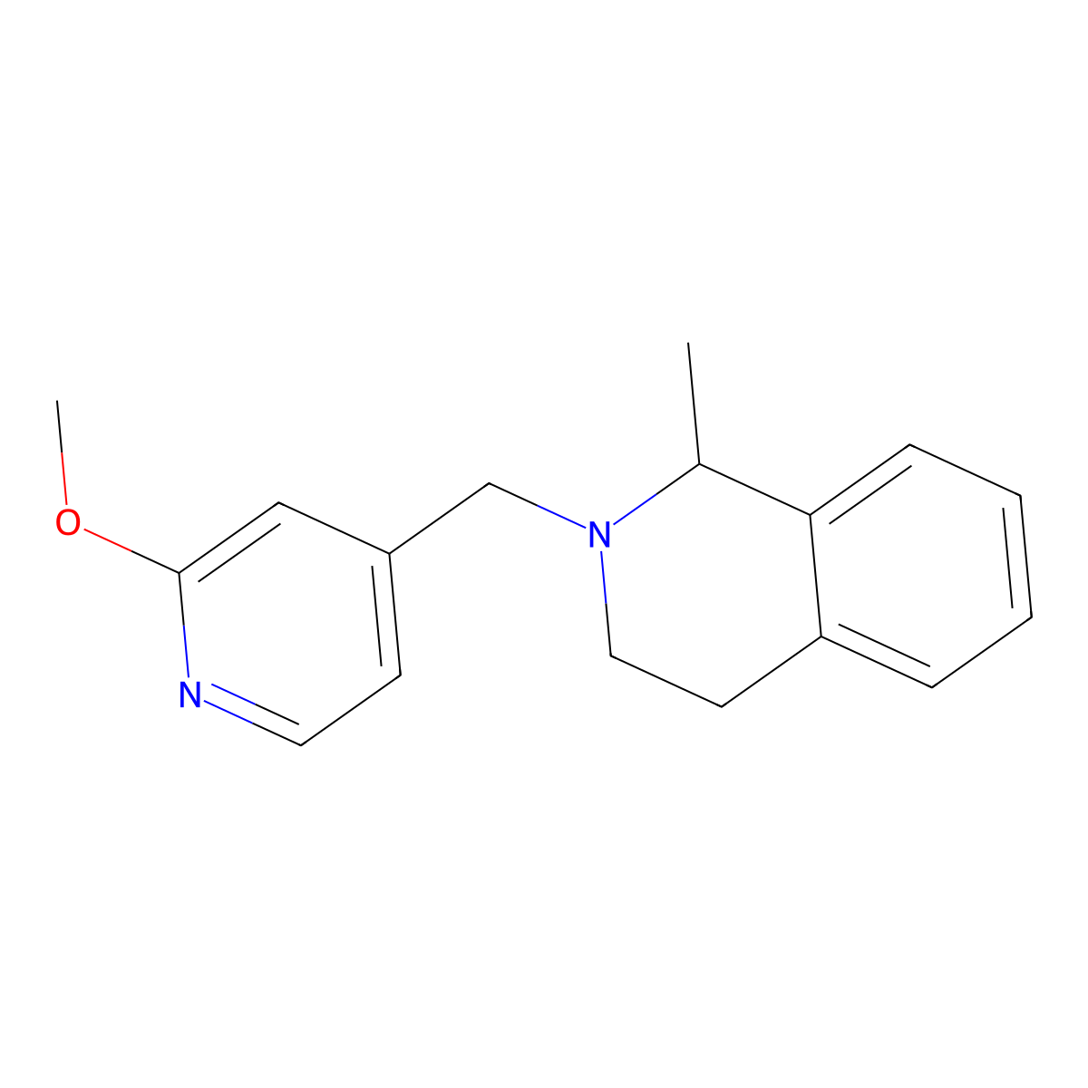 2-[(2-Methoxypyridin-4-yl)methyl]-1-methyl-1,2,3,4-tetrahydroisoquinoline molecular structure, CAS 3030867-91-2