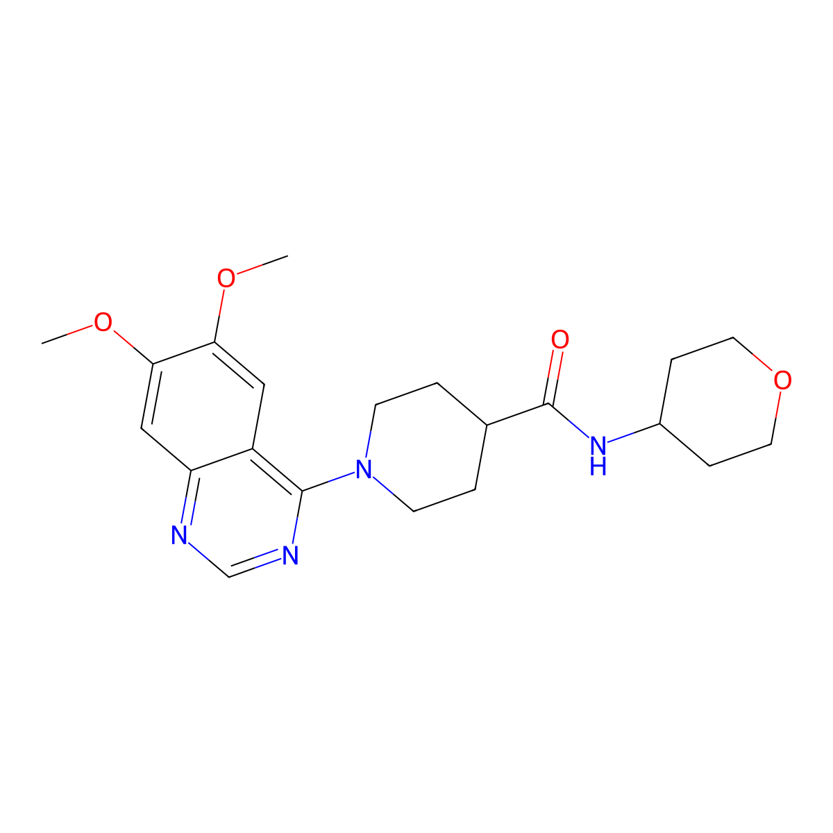 N-(oxan-4-yl)-1-[6-(trifluoromethyl)pyrimidin-4-yl]pyrrolidine-3-carboxamide molecular structure, CAS 3030869-42-9