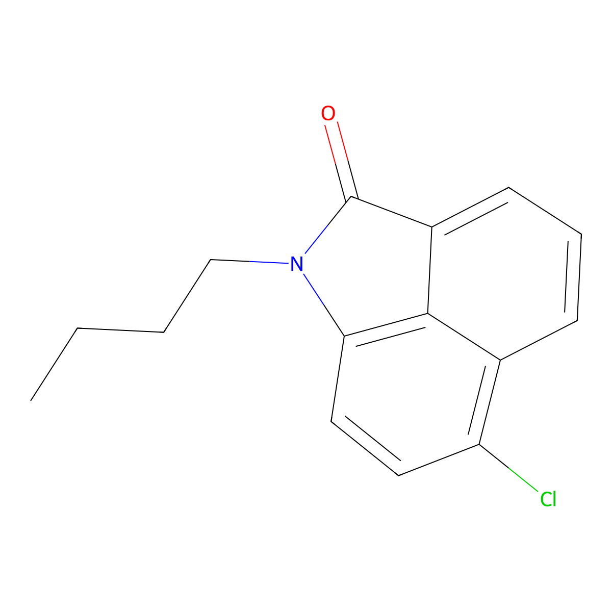 1-Butyl-6-chlorobenzo[cd]indol-2(1H)-one molecular structure, CAS 303099-56-1
