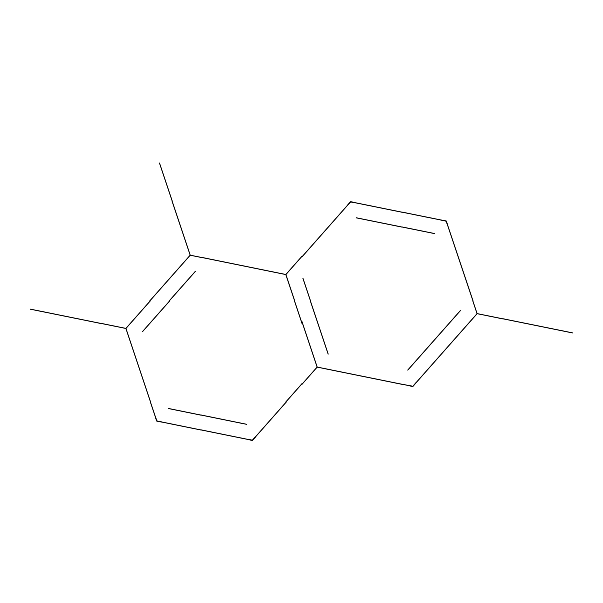 1,2,6-Trimethylnaphthalene molecular structure, CAS 3031-05-8