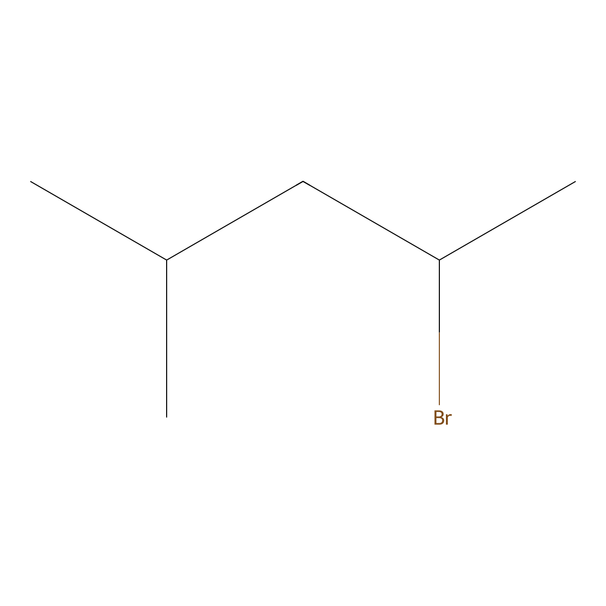 2-Bromo-4-methylpentane molecular structure, CAS 30310-22-6
