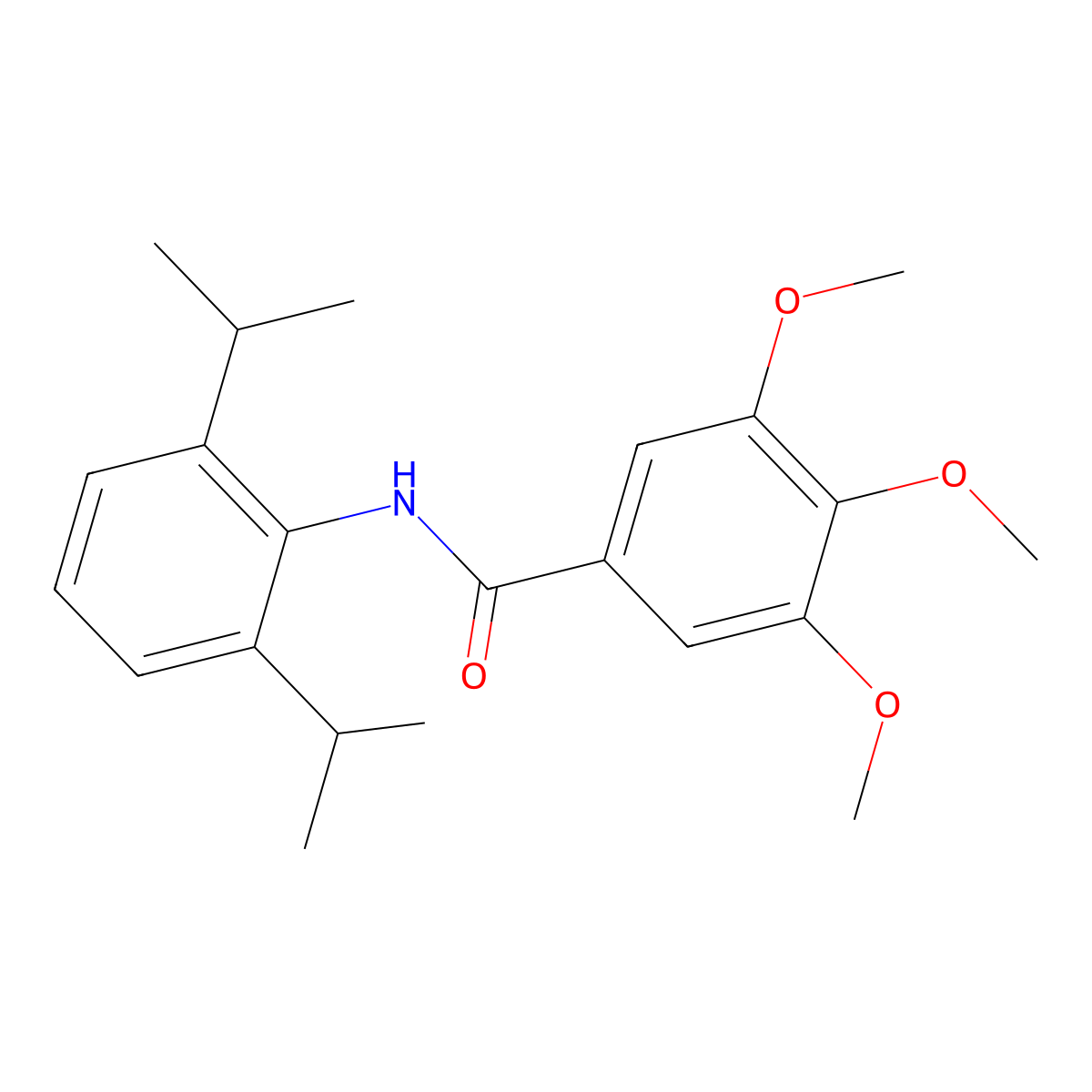 N-(2,6-diisopropylphenyl)-3,4,5-trimethoxybenzamide molecular structure, CAS 303117-45-5