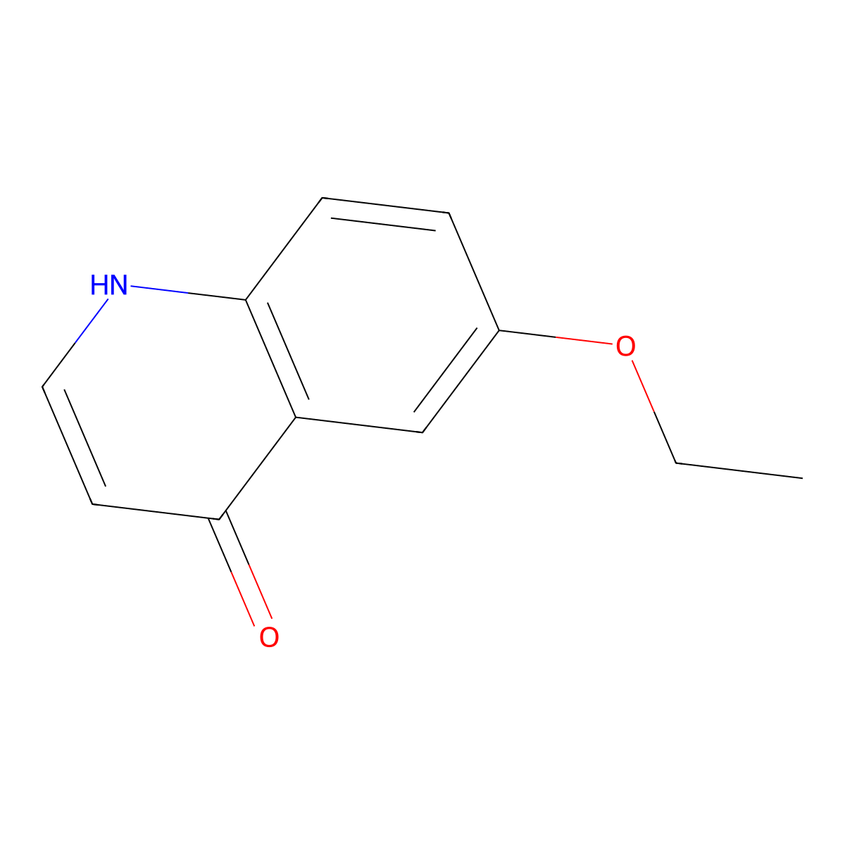 6-Ethoxy-4-quinolinol molecular structure, CAS 303121-11-1