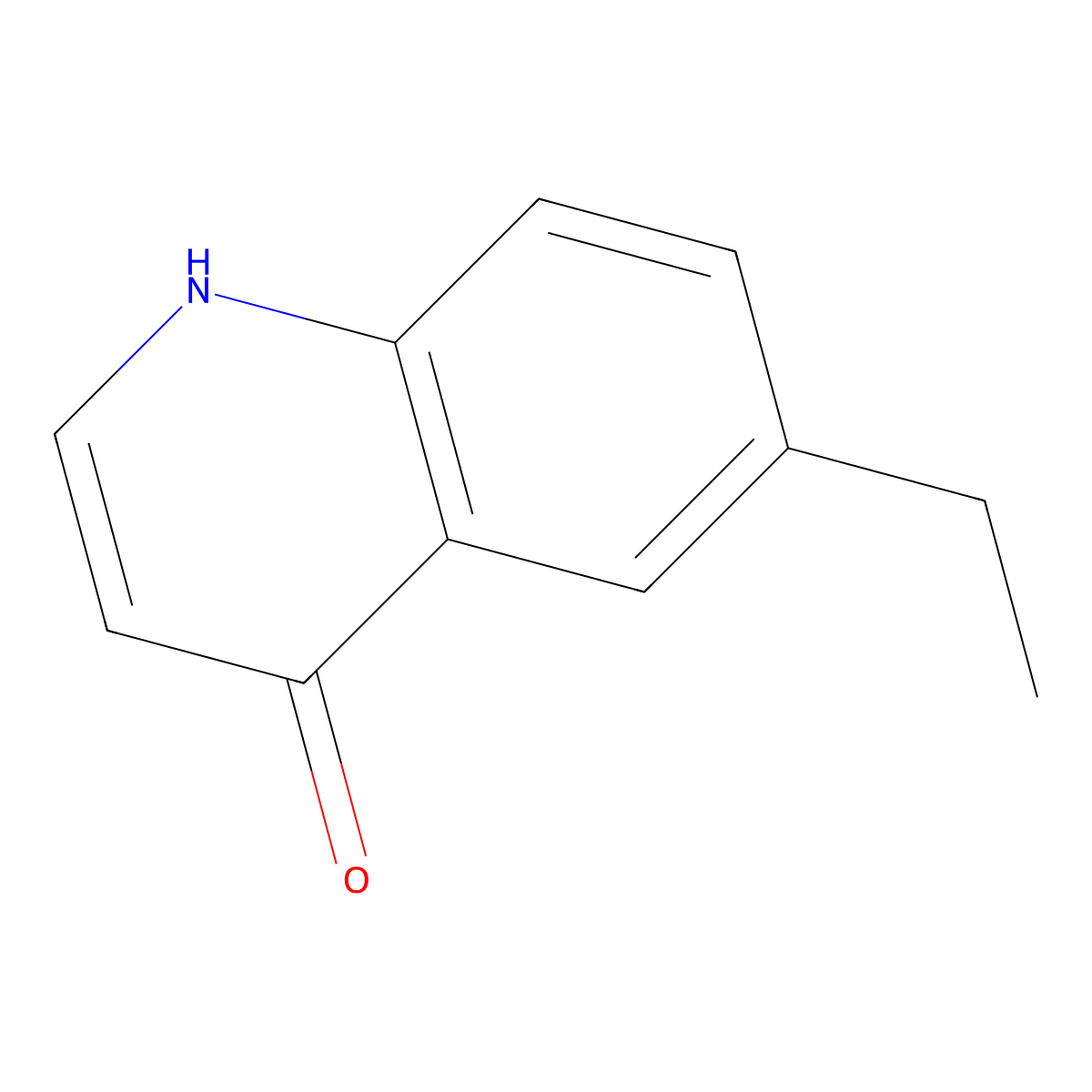 6-Ethyl-4-quinolinol molecular structure, CAS 303121-13-3