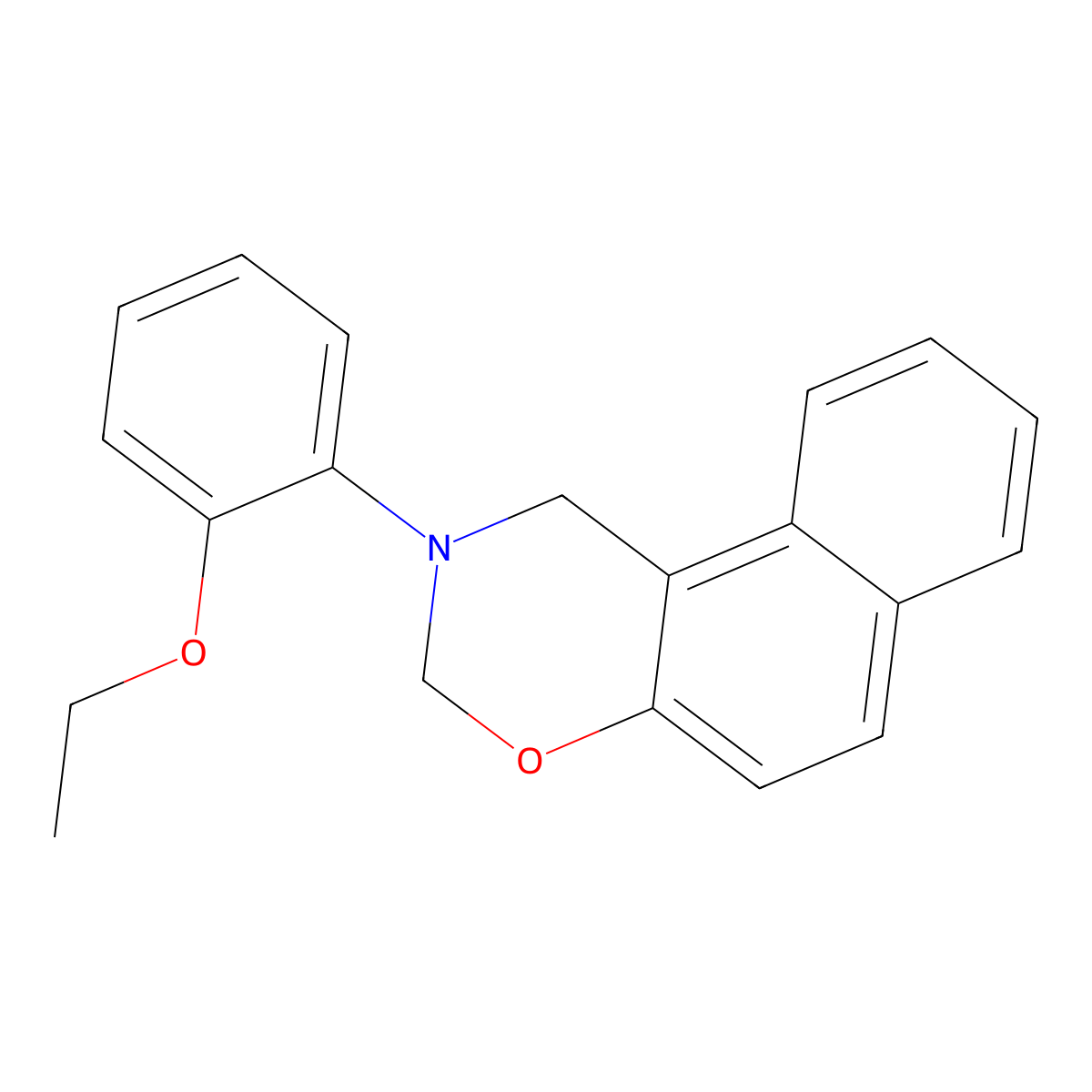 2-(2-Ethoxyphenyl)-1,3-dihydrobenzo[f][1,3]benzoxazine molecular structure, CAS 303121-18-8