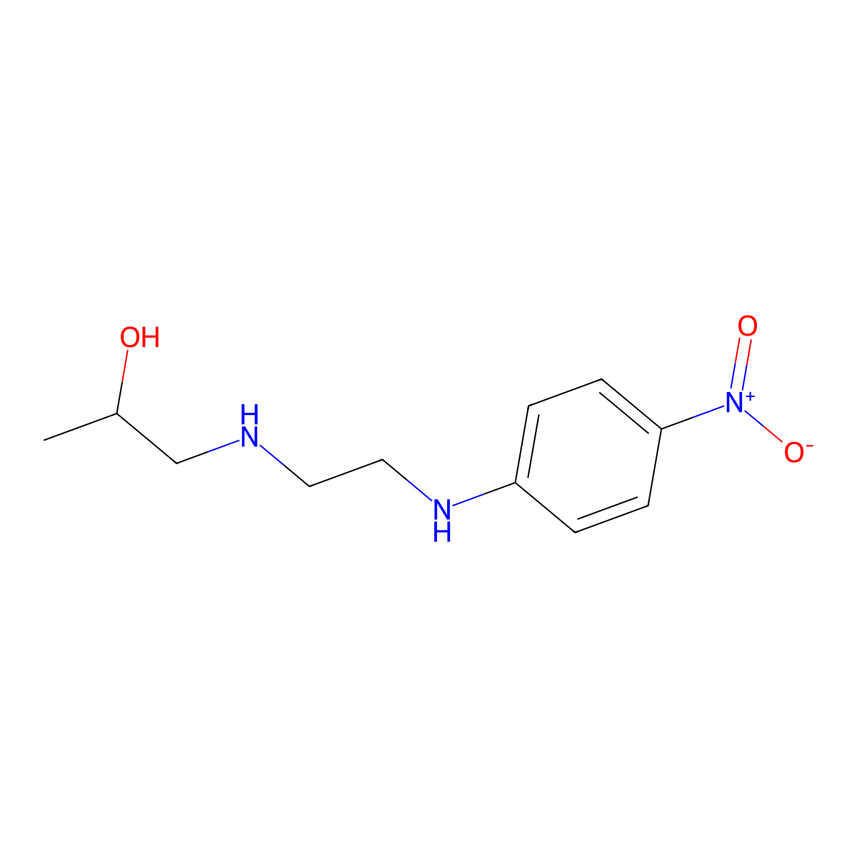 1-({2-[(4-Nitrophenyl)amino]ethyl}amino)propan-2-ol molecular structure, CAS 303132-93-6