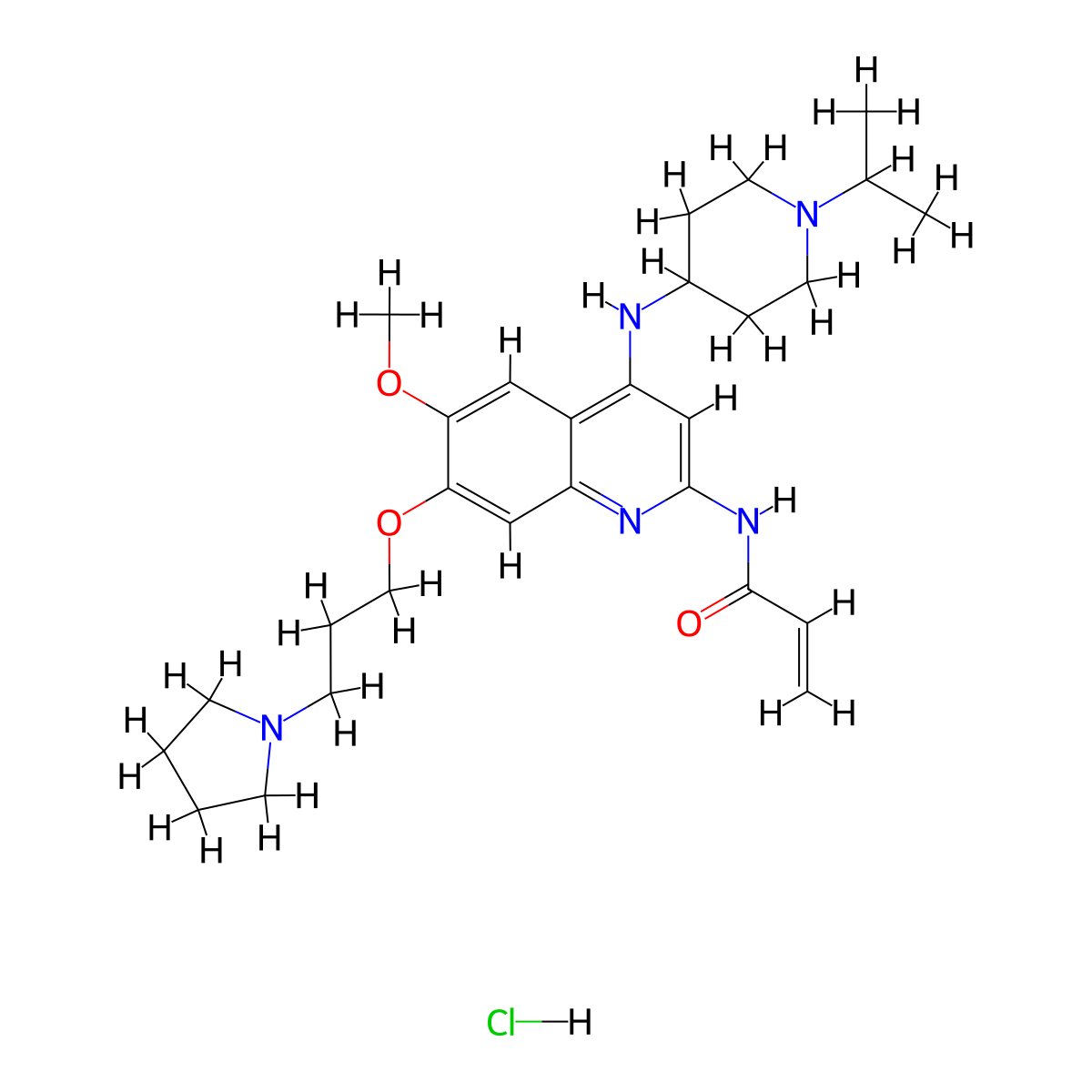 MS8511 (hydrochloride) molecular structure, CAS 3031788-28-7