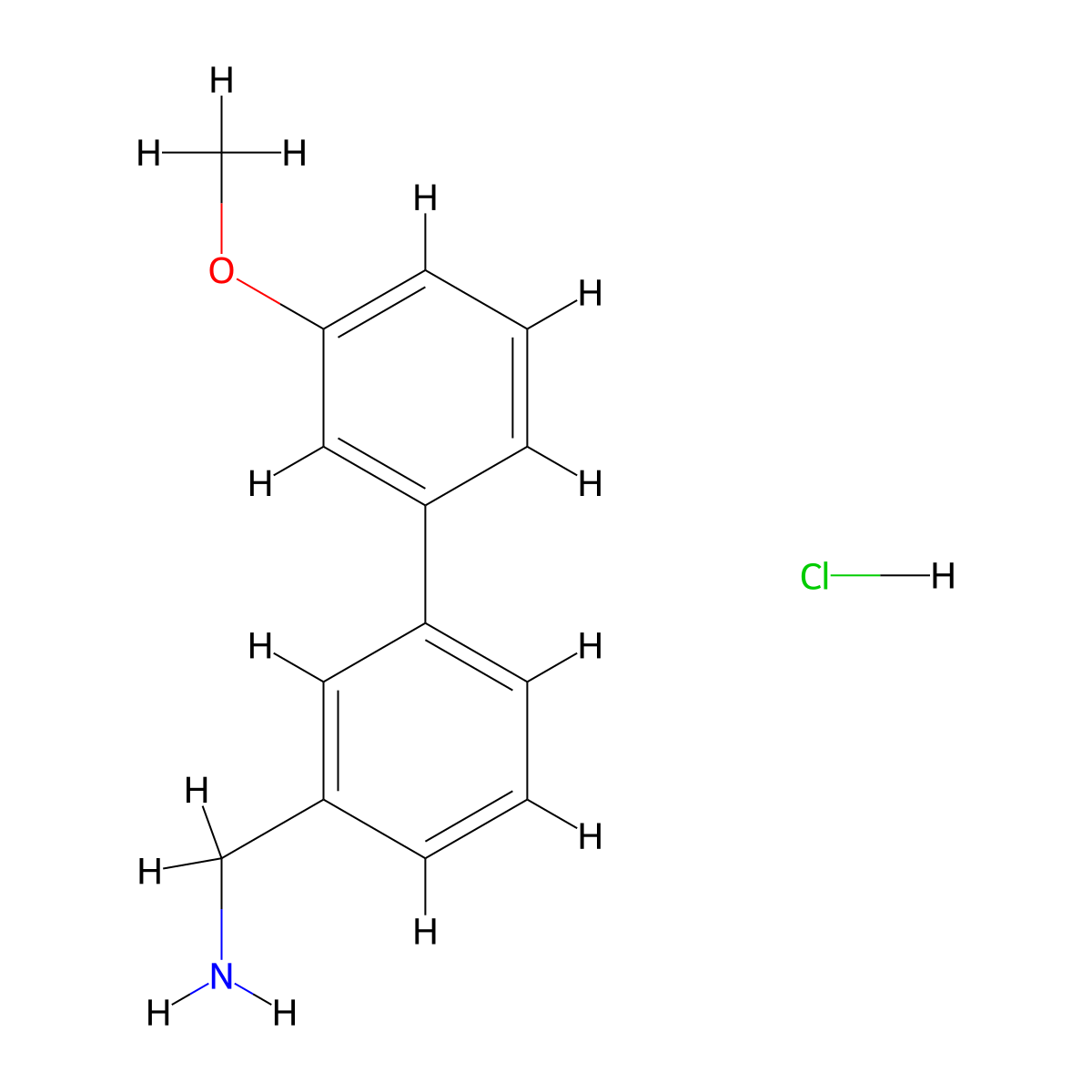 1-{3'-Methoxy-[1,1'-biphenyl]-3-yl}methanamine hydrochloride molecular structure, CAS 3031792-07-8