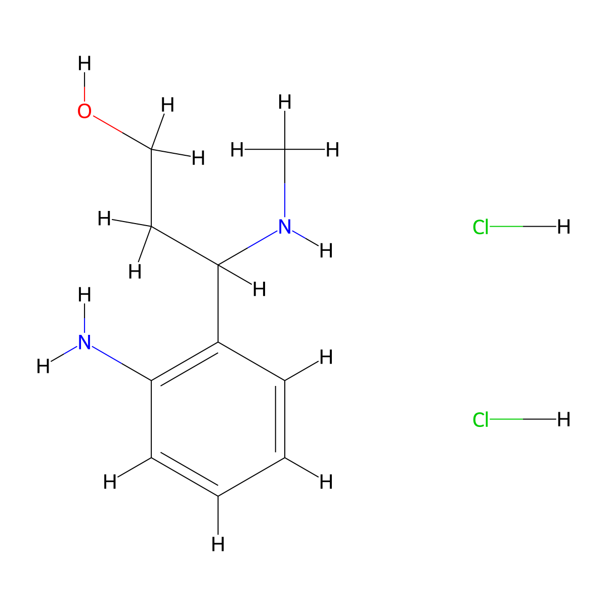 3-(2-Aminophenyl)-3-(methylamino)propan-1-OL dihydrochloride molecular structure, CAS 3031792-35-2