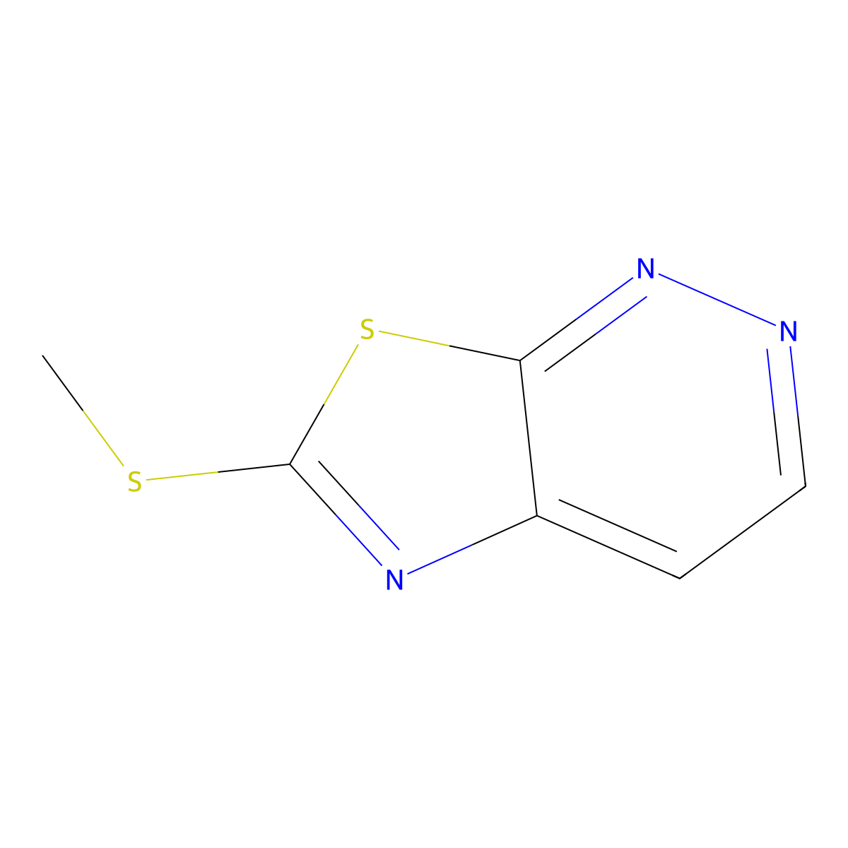 6-(Methylthio)thiazolo[5,4-C]pyridazine molecular structure, CAS 3031792-52-3