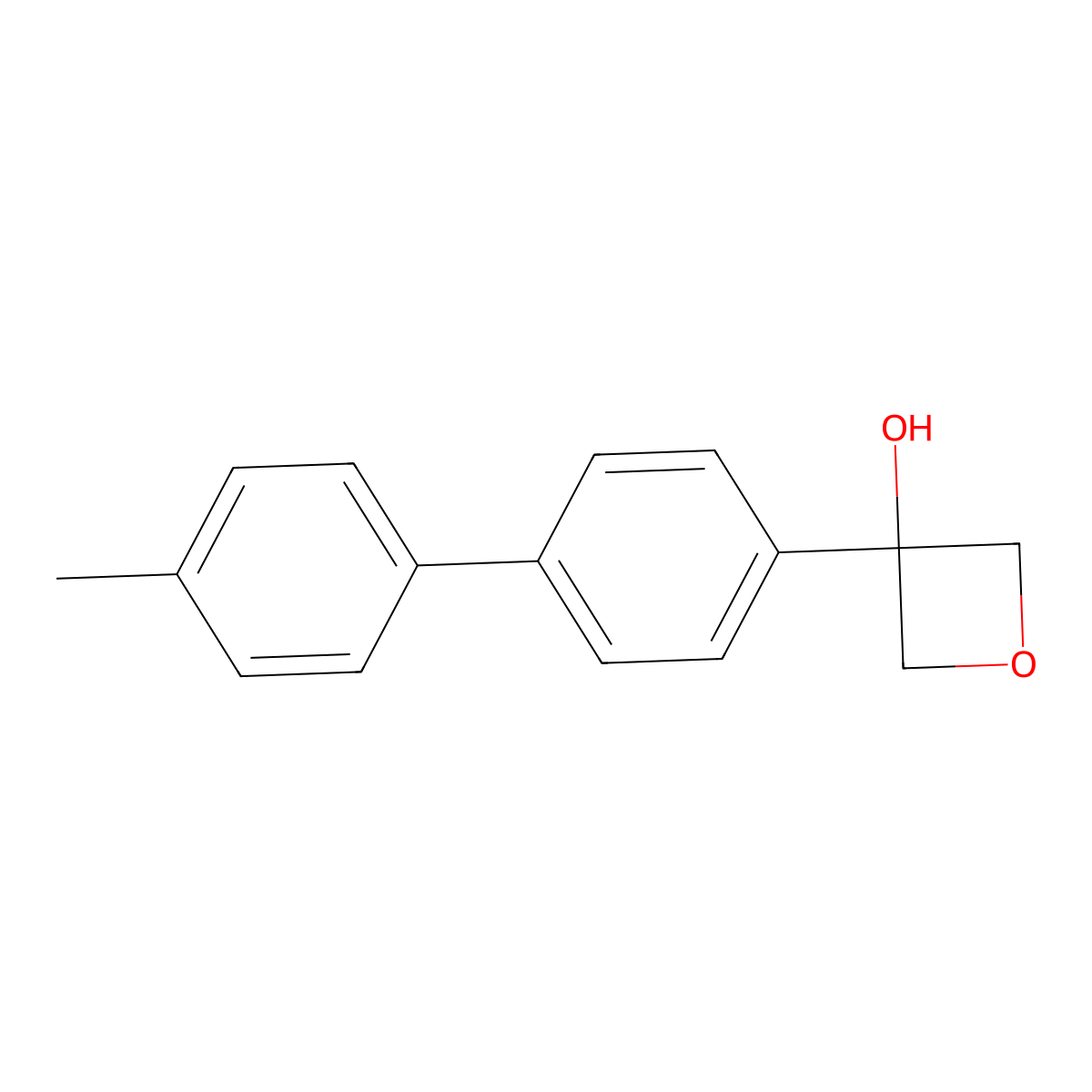 3-(4'-Methyl-[1,1'-biphenyl]-4-yl)oxetan-3-ol molecular structure, CAS 3031804-98-2
