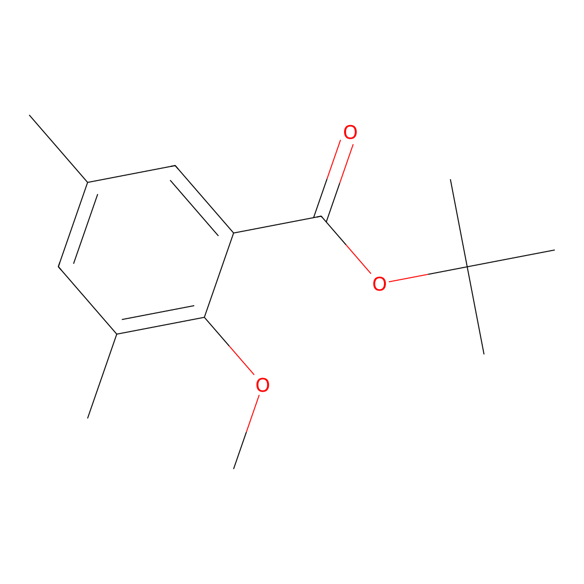 t-Butyl 2-methoxy-3,5-dimethylbenZoate molecular structure, CAS 3031805-16-7