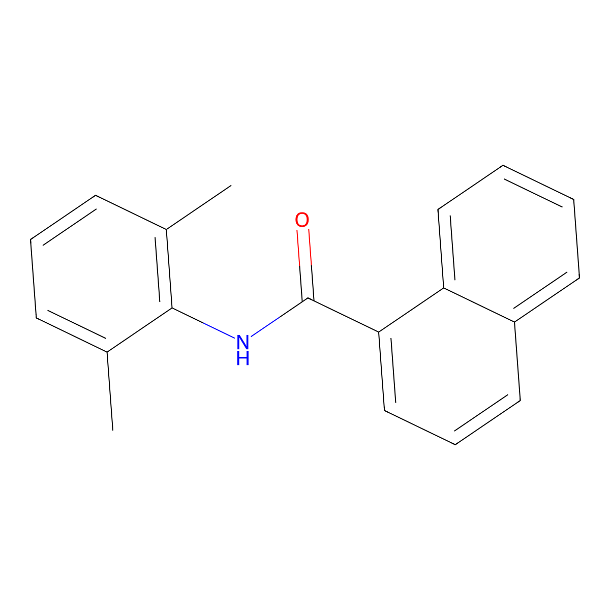 N-(2,6-Dimethylphenyl)-1-naphthamide molecular structure, CAS 303187-82-8