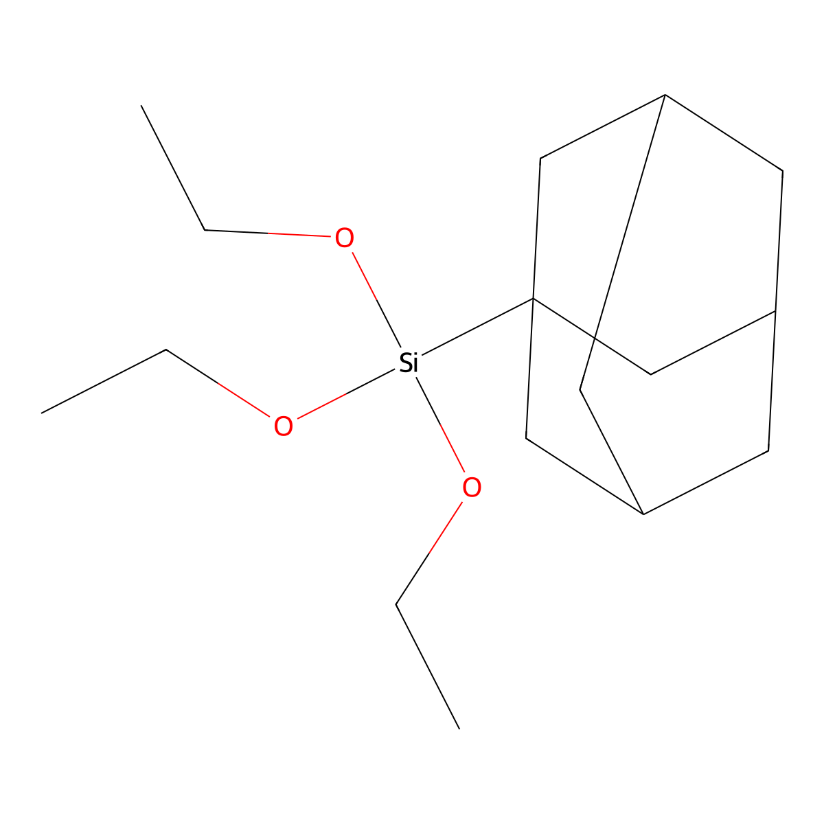 (Adamantan-1-yl)(triethoxy)silane molecular structure, CAS 303191-27-7