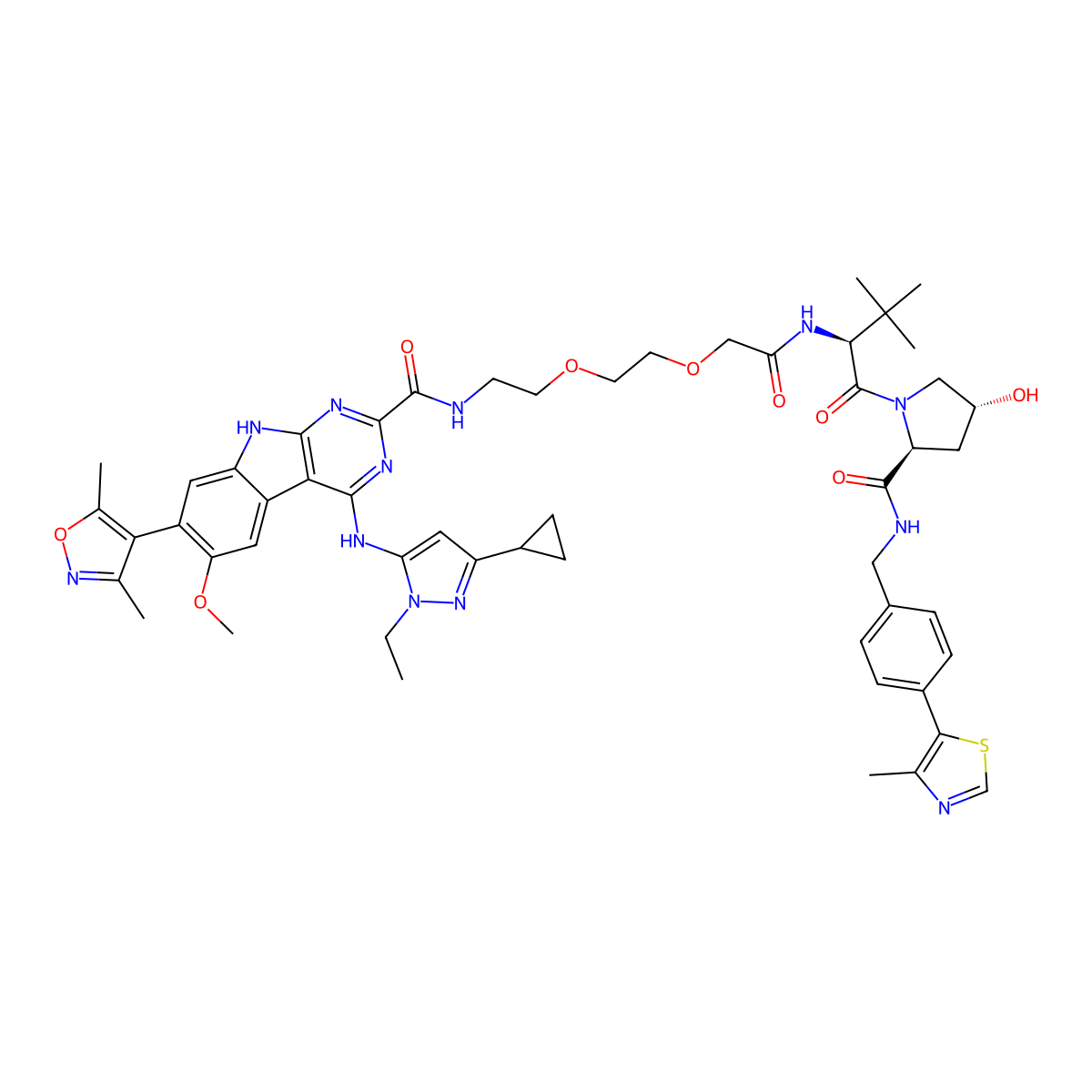 PROTAC BET degrader-3 molecular structure, CAS 3031993-61-7
