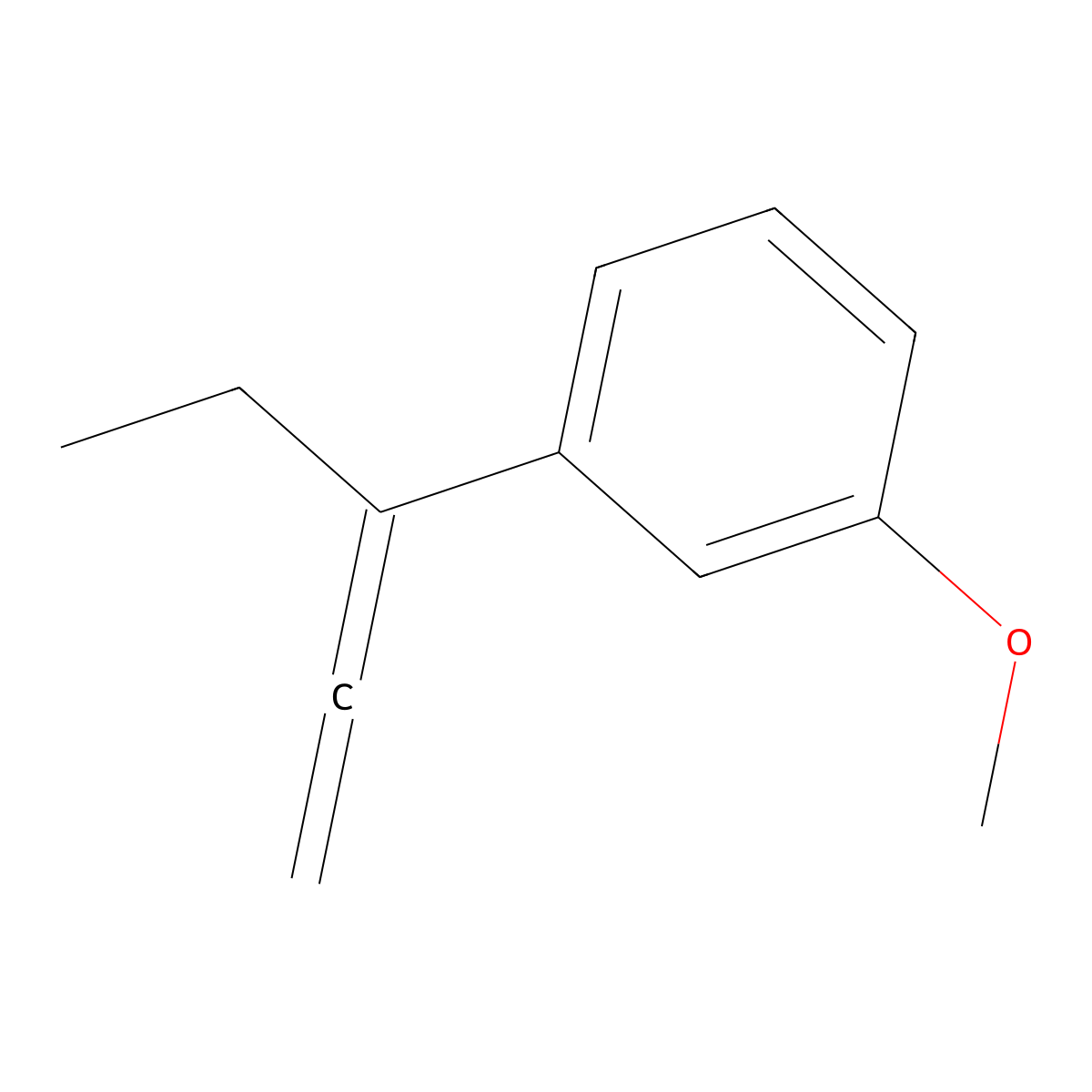 1-Methoxy-3-(penta-1,2-dien-3-YL)benzene molecular structure, CAS 3033073-21-8
