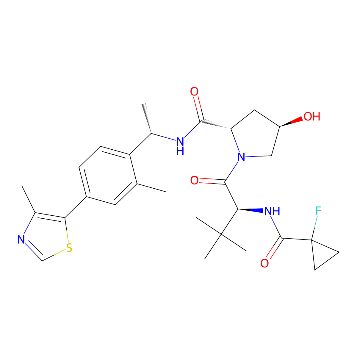 Vhl-IN-1 molecular structure, CAS 3033117-53-9