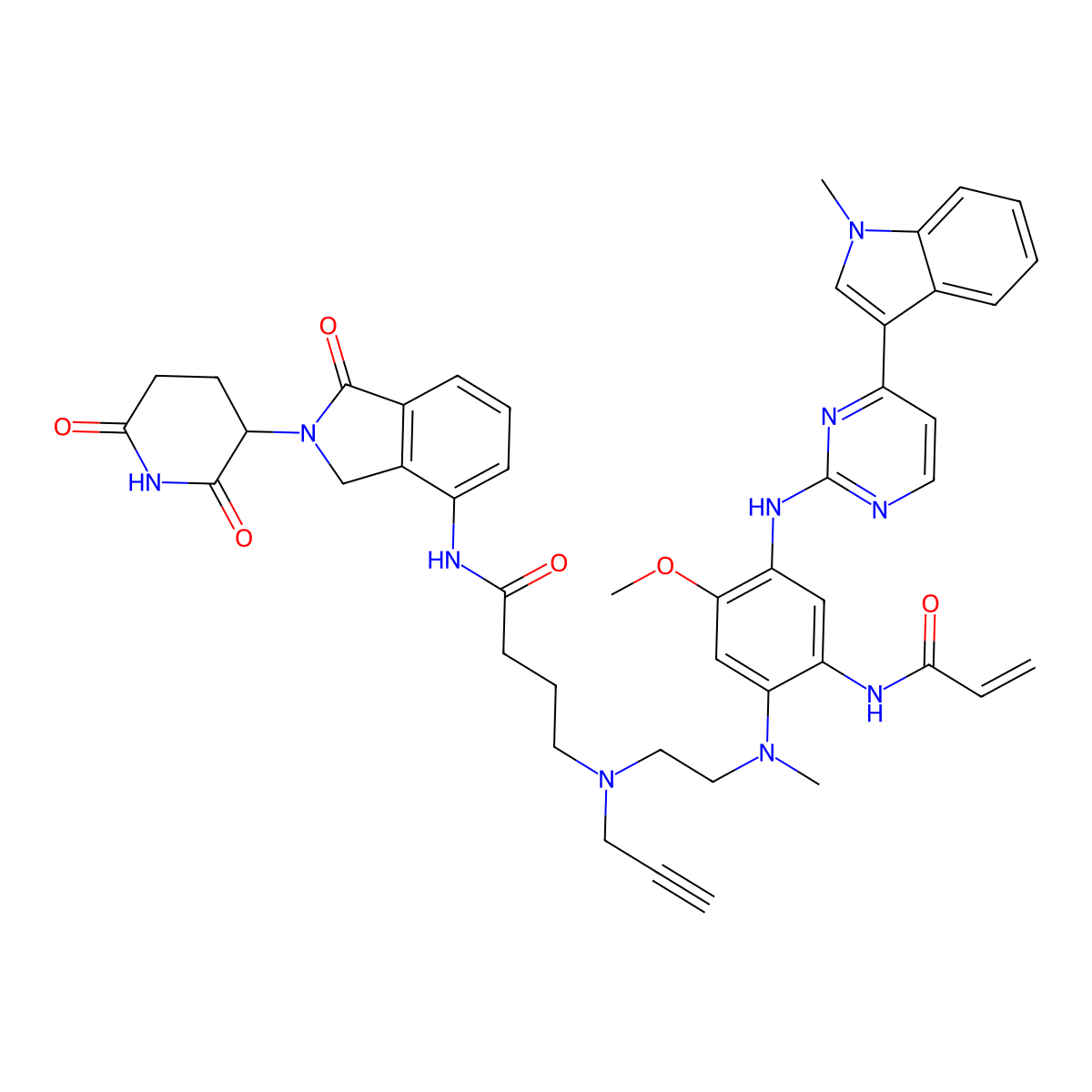 PROTAC EGFR degrader 7 molecular structure, CAS 3033297-59-2