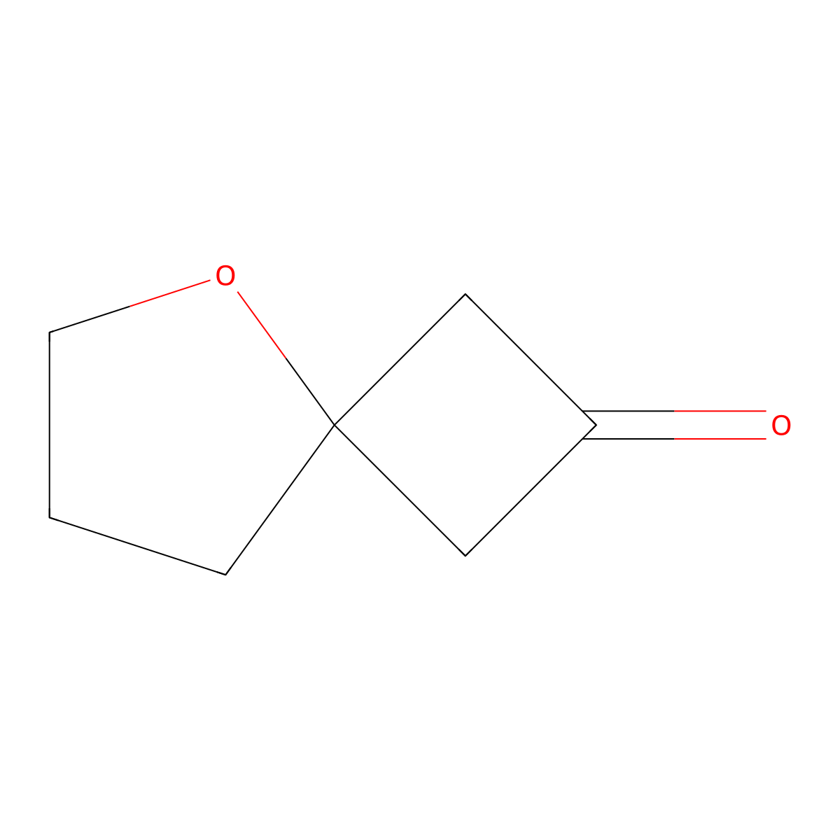 5-Oxaspiro[3.4]octan-2-one molecular structure, CAS 3033377-58-8