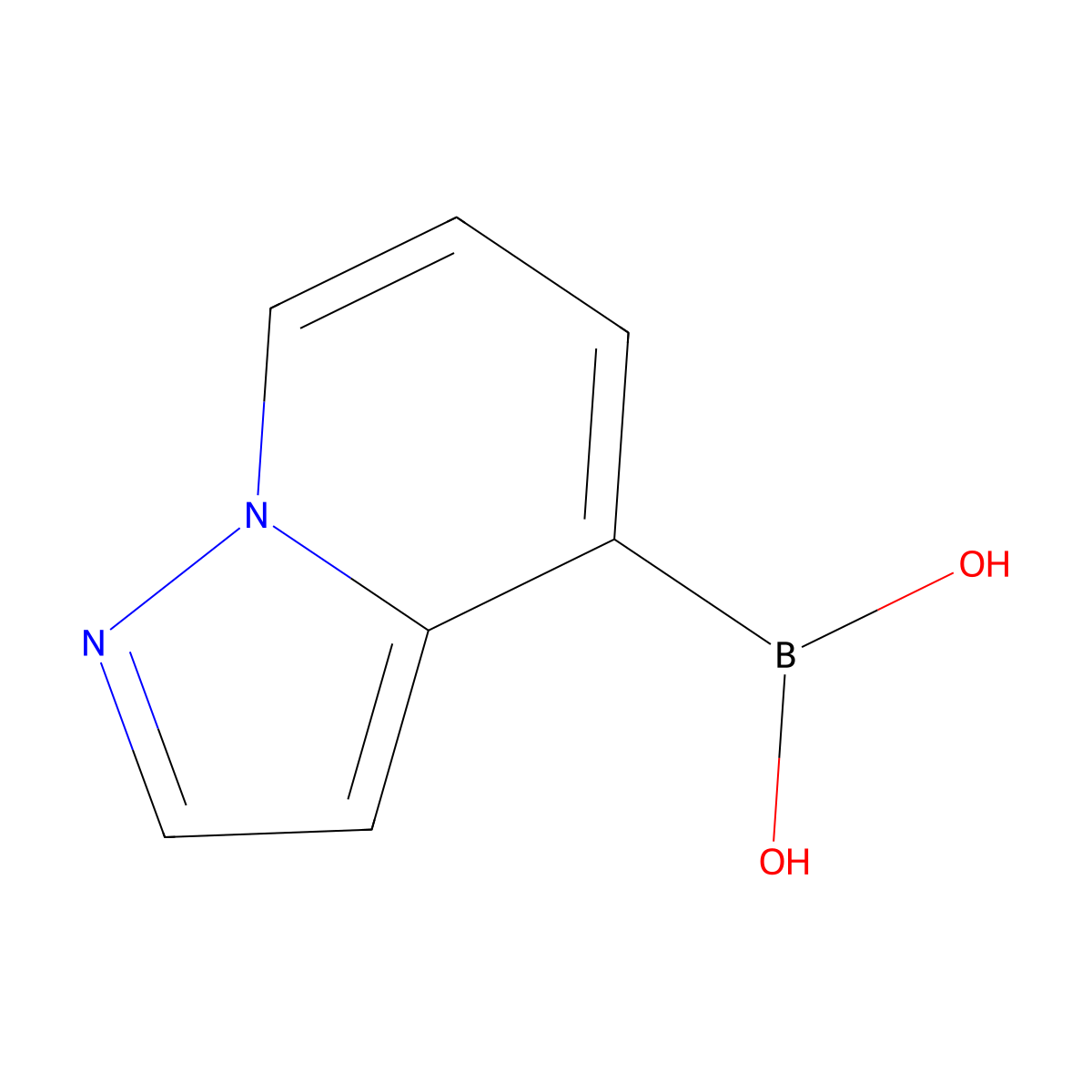 {Pyrazolo[1,5-a]pyridin-4-yl}boronic acid molecular structure, CAS 3033395-16-0