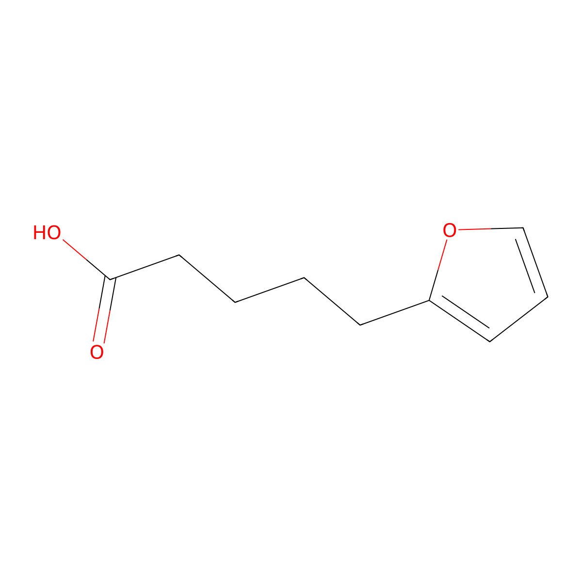 5-(Furan-2-yl)pentanoic acid molecular structure, CAS 30336-13-1