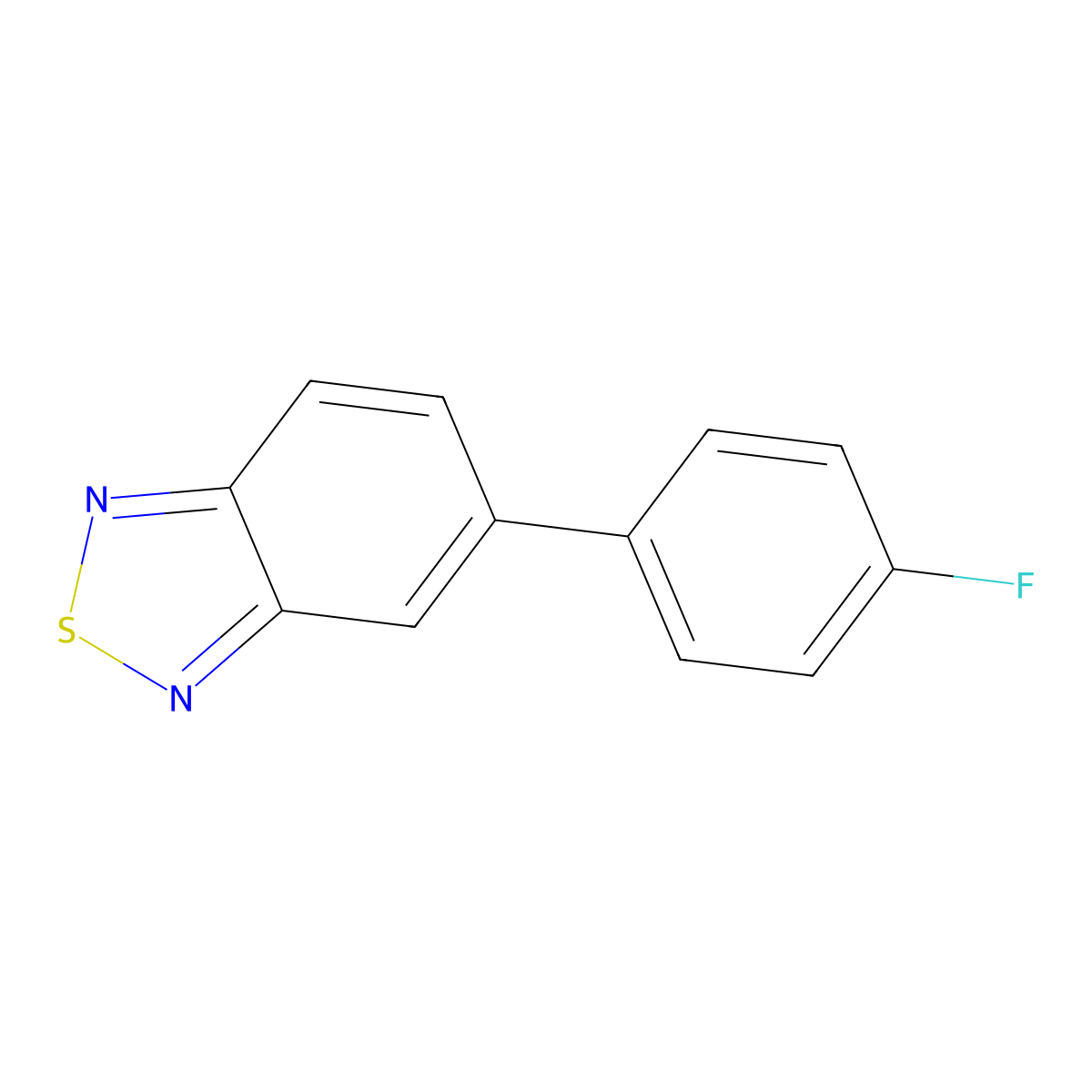 5_(4_Fluorophenyl)_2,1,3_benzothiadiazole molecular structure, CAS 3033897-20-7