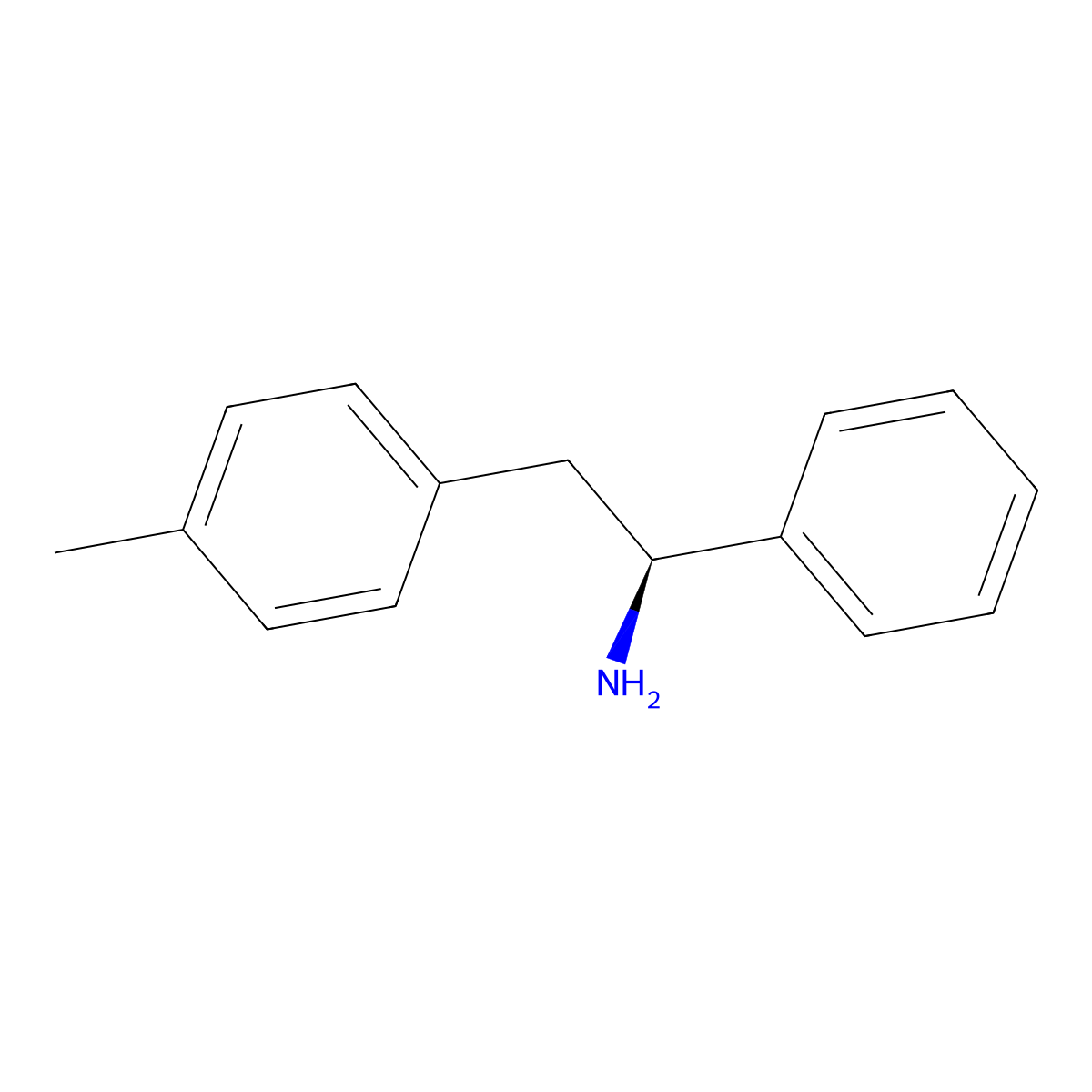 (S)-1-Phenyl-2-(p-tolyl)ethylamine molecular structure, CAS 30339-30-1