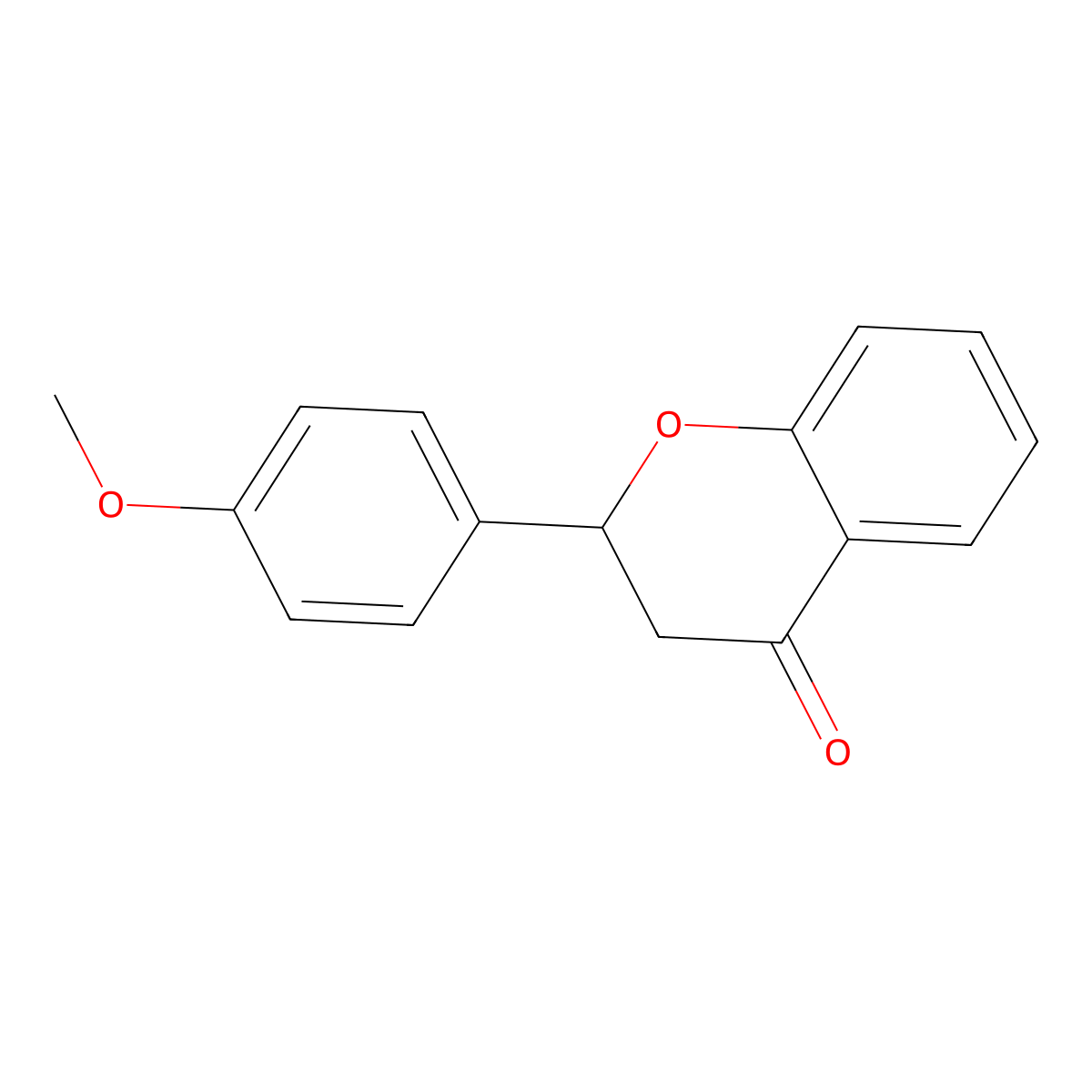 4'-Methoxyflavanone molecular structure, CAS 3034-08-0