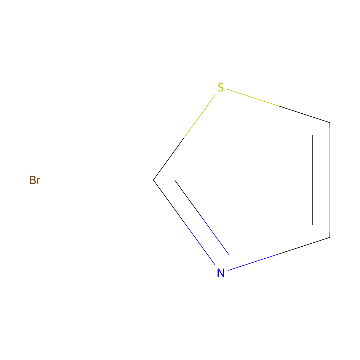 2-Bromothiazole molecular structure, CAS 3034-53-5