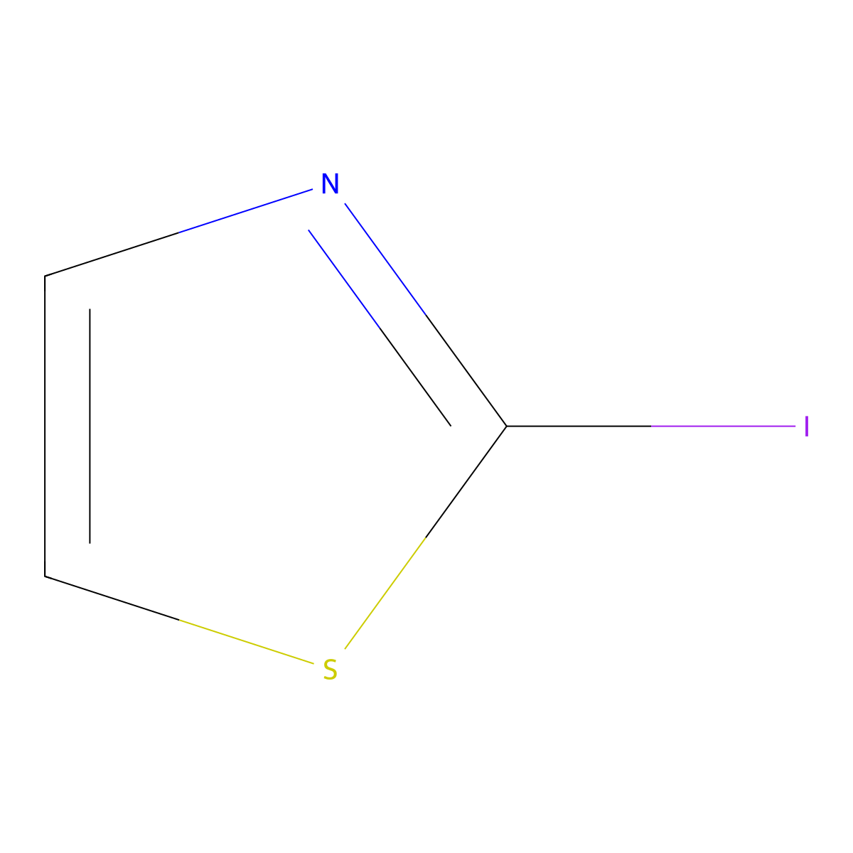 2-Iodothiazole molecular structure, CAS 3034-54-6